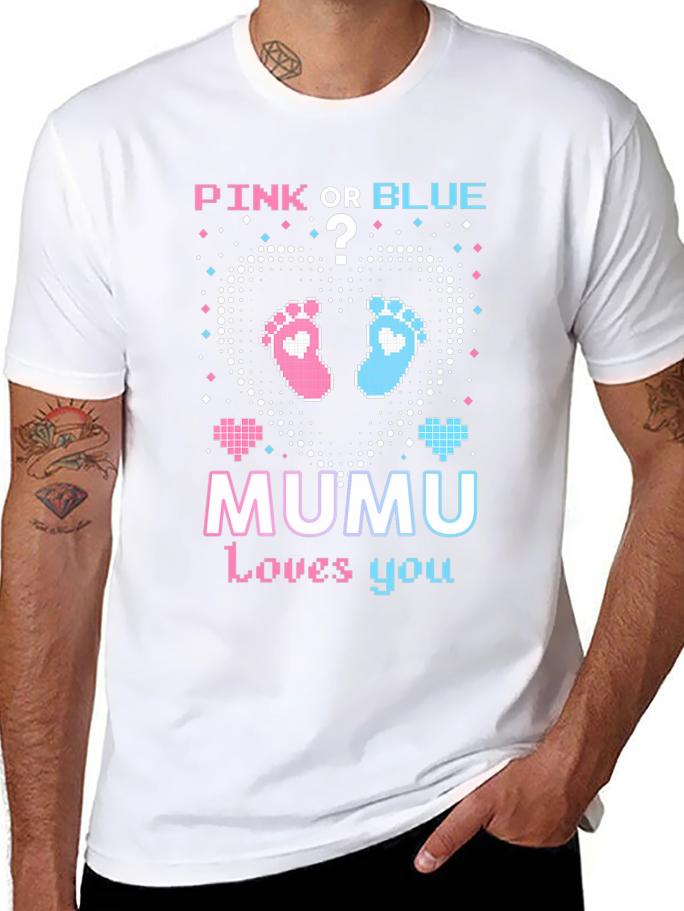 Pink or Blue Gender Reveal T-Shirt
