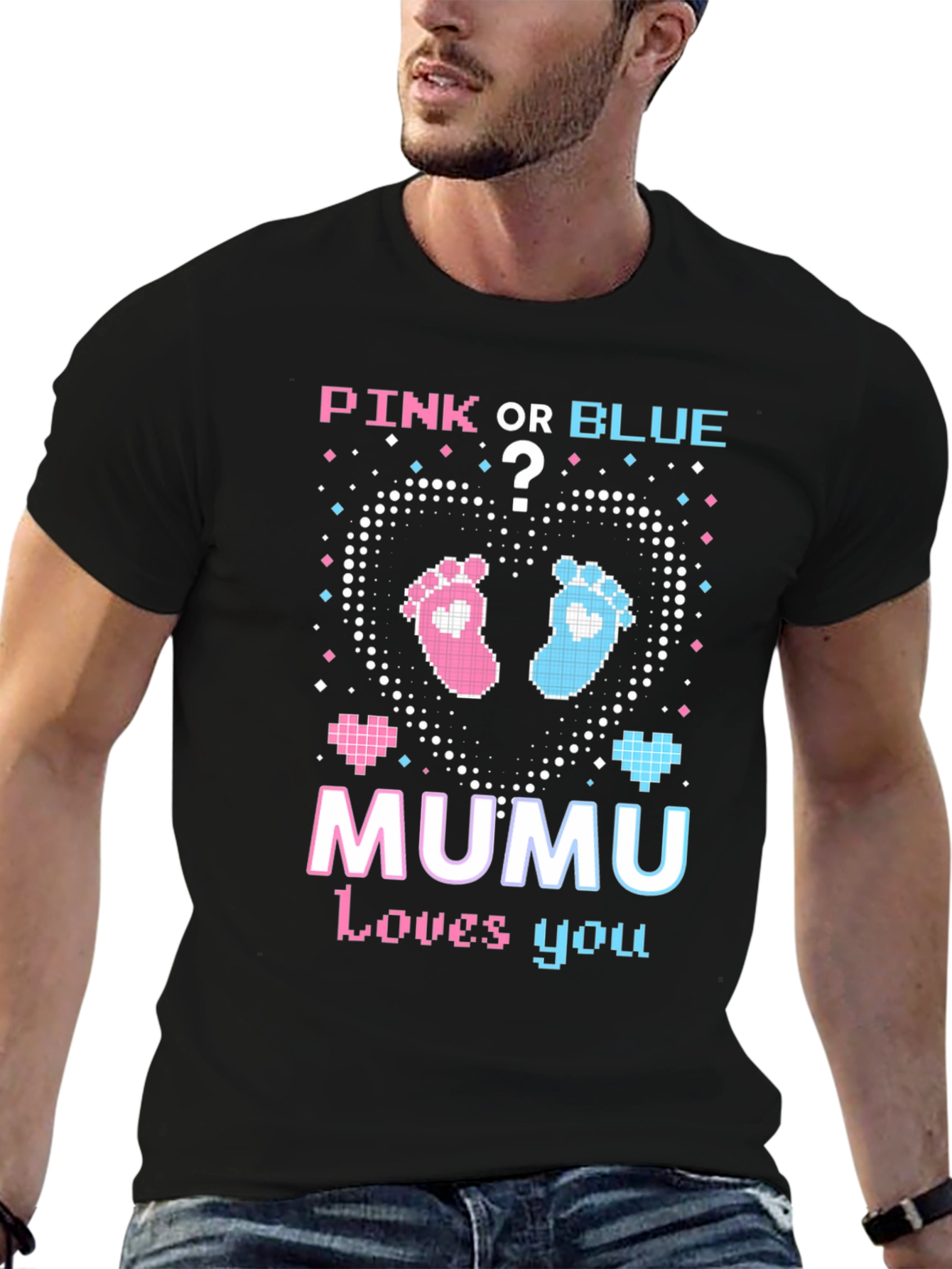 Pink or Blue Gender Reveal T-Shirt