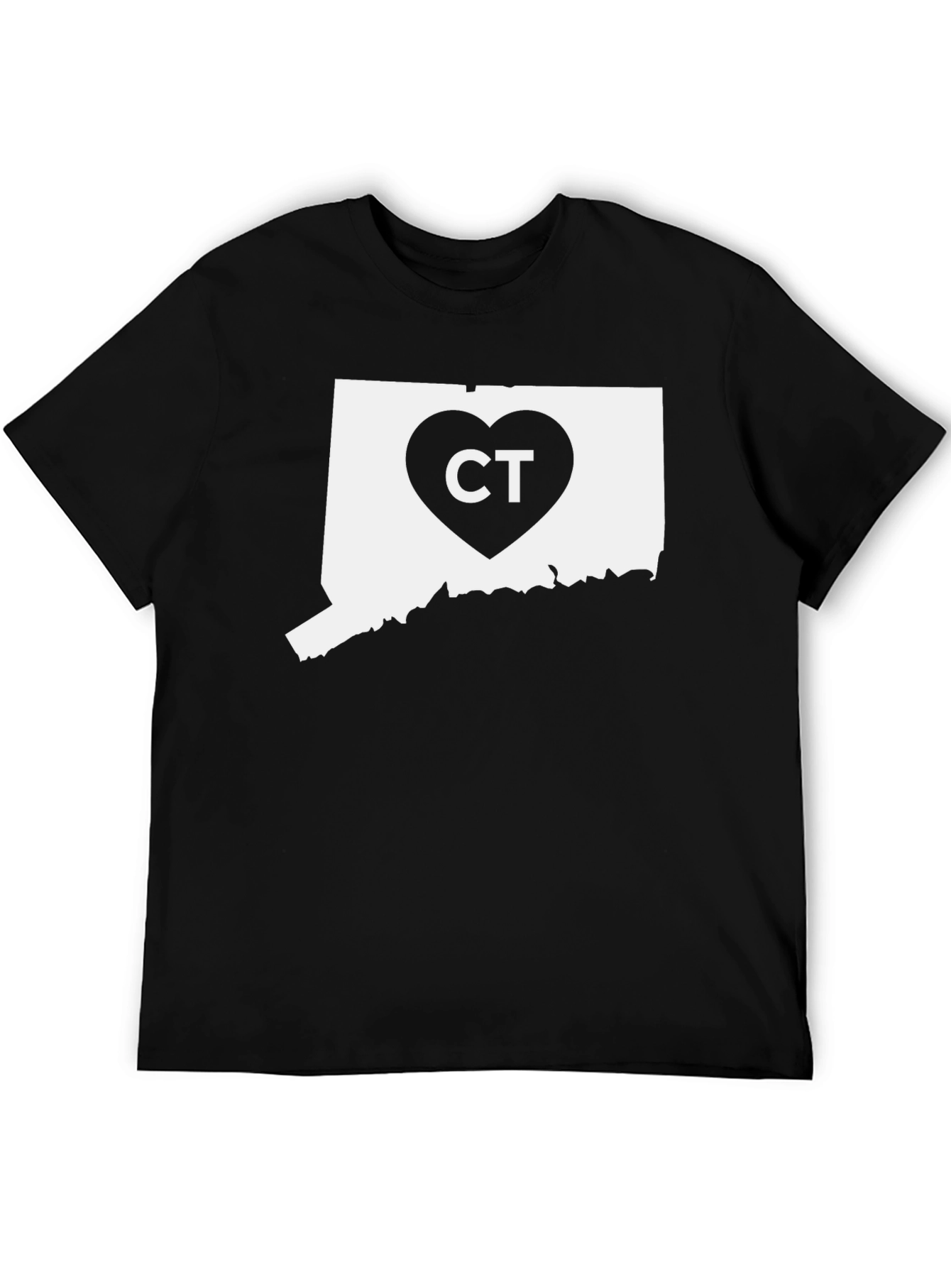 CT State Love Heart T-Shirt