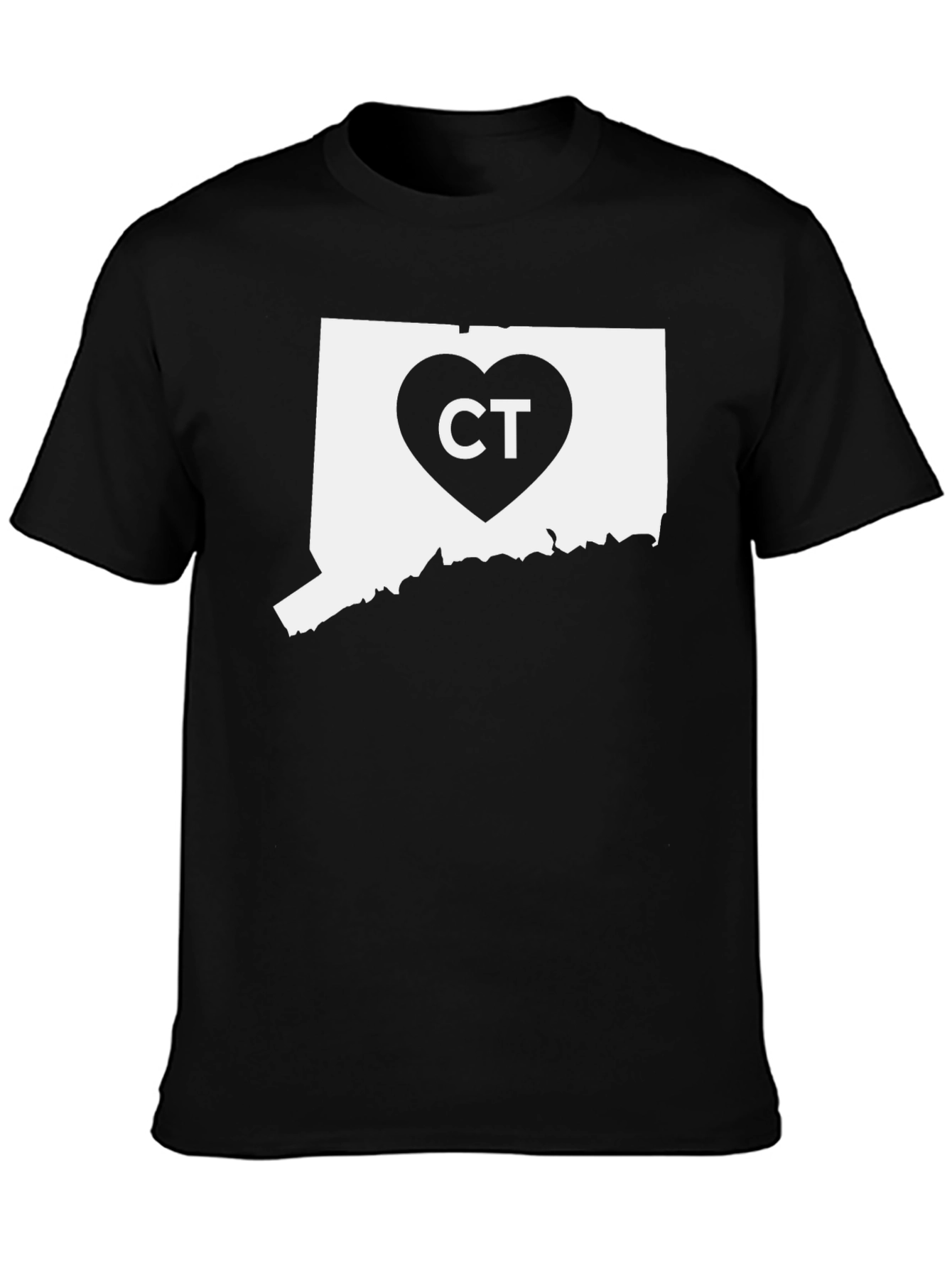 CT State Love Heart T-Shirt