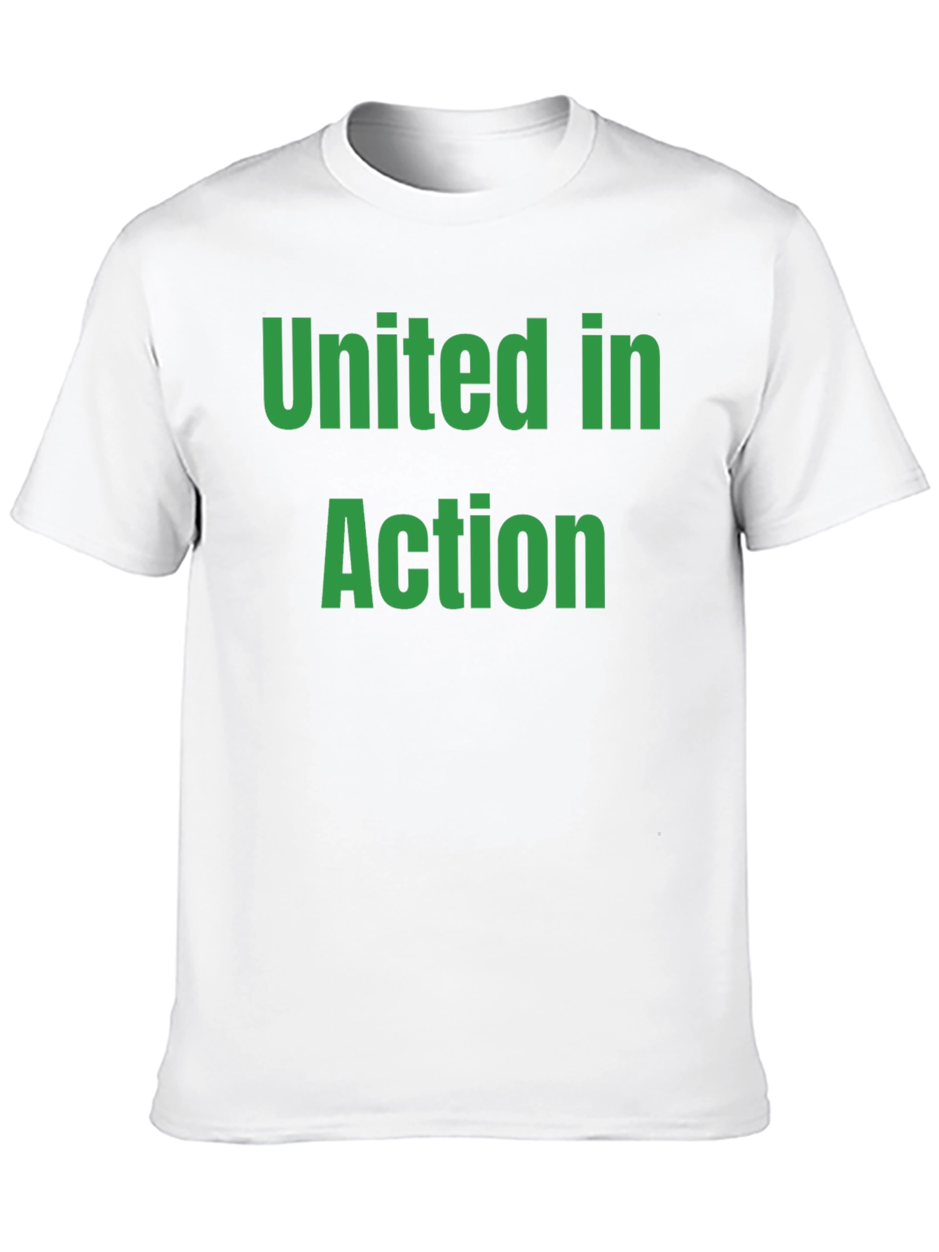 United in Action Black Crew Neck T-Shirt