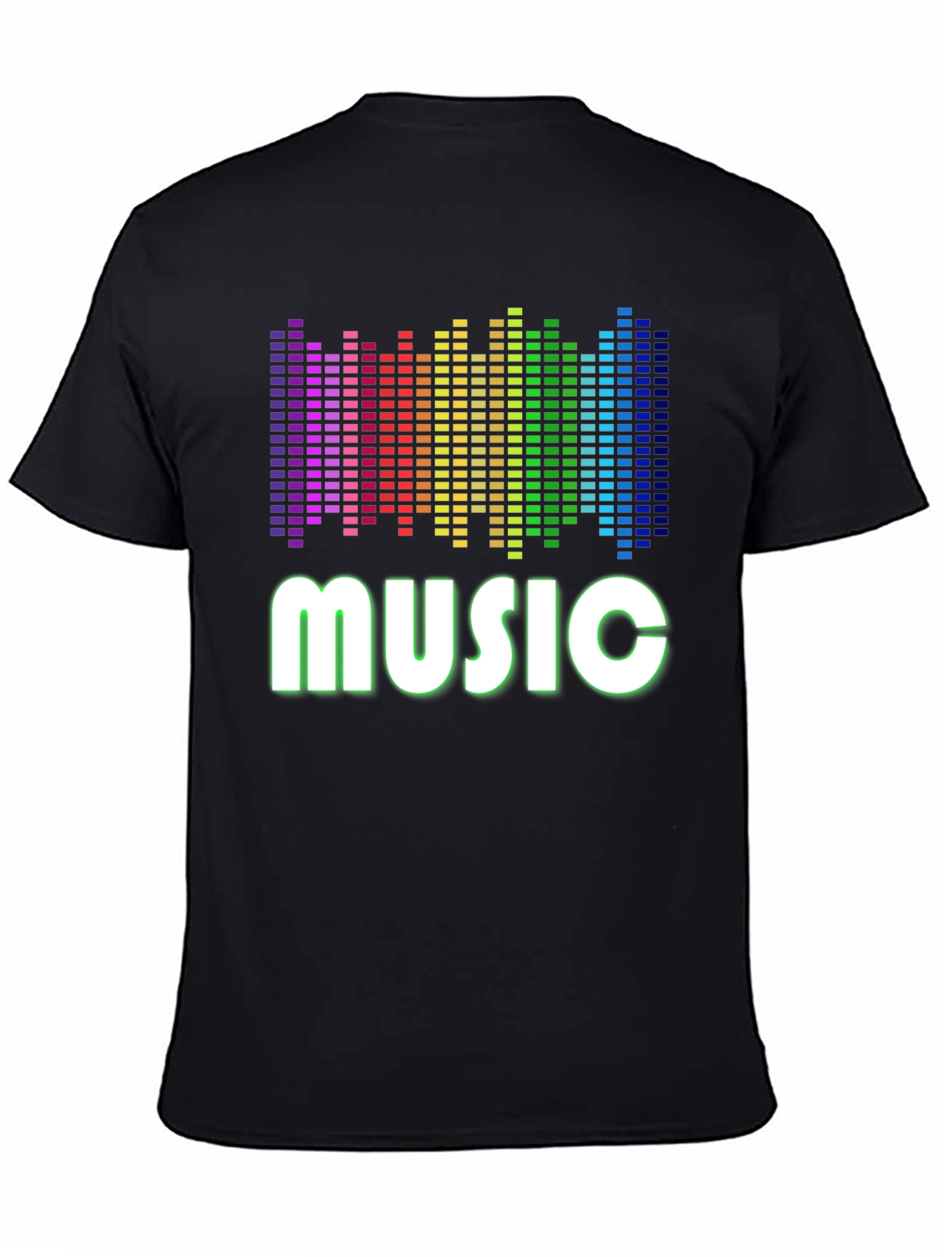 Music Spectrum Graphic T-Shirt - Soft Cotton Tee