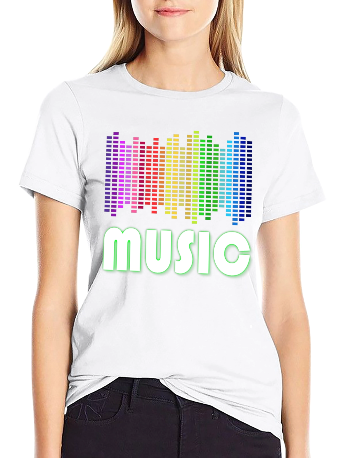 Music Spectrum Graphic T-Shirt - Soft Cotton Tee