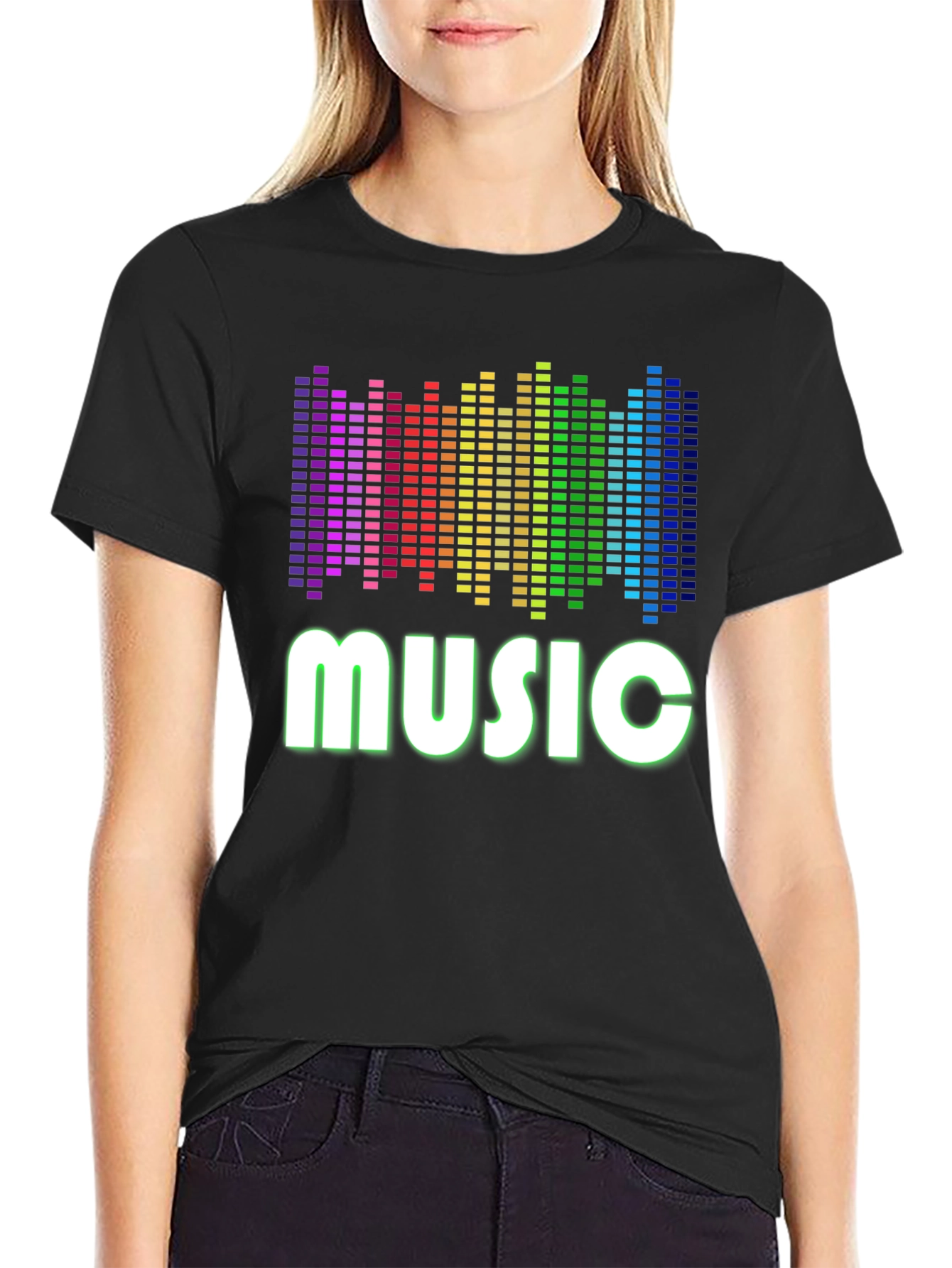 Music Spectrum Graphic T-Shirt - Soft Cotton Tee