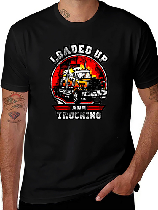 Loaded Up & Trucking Graphic T-Shirt