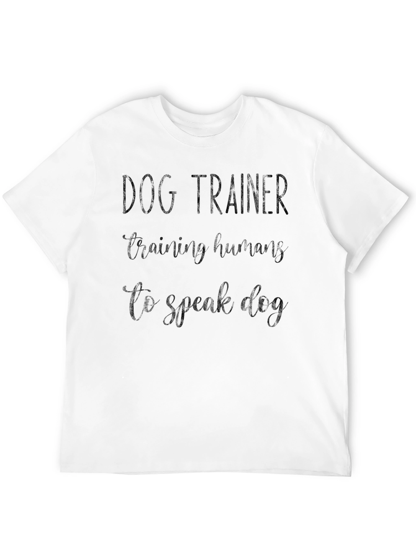 Dog Trainer Graphic Tee - Speak Dog