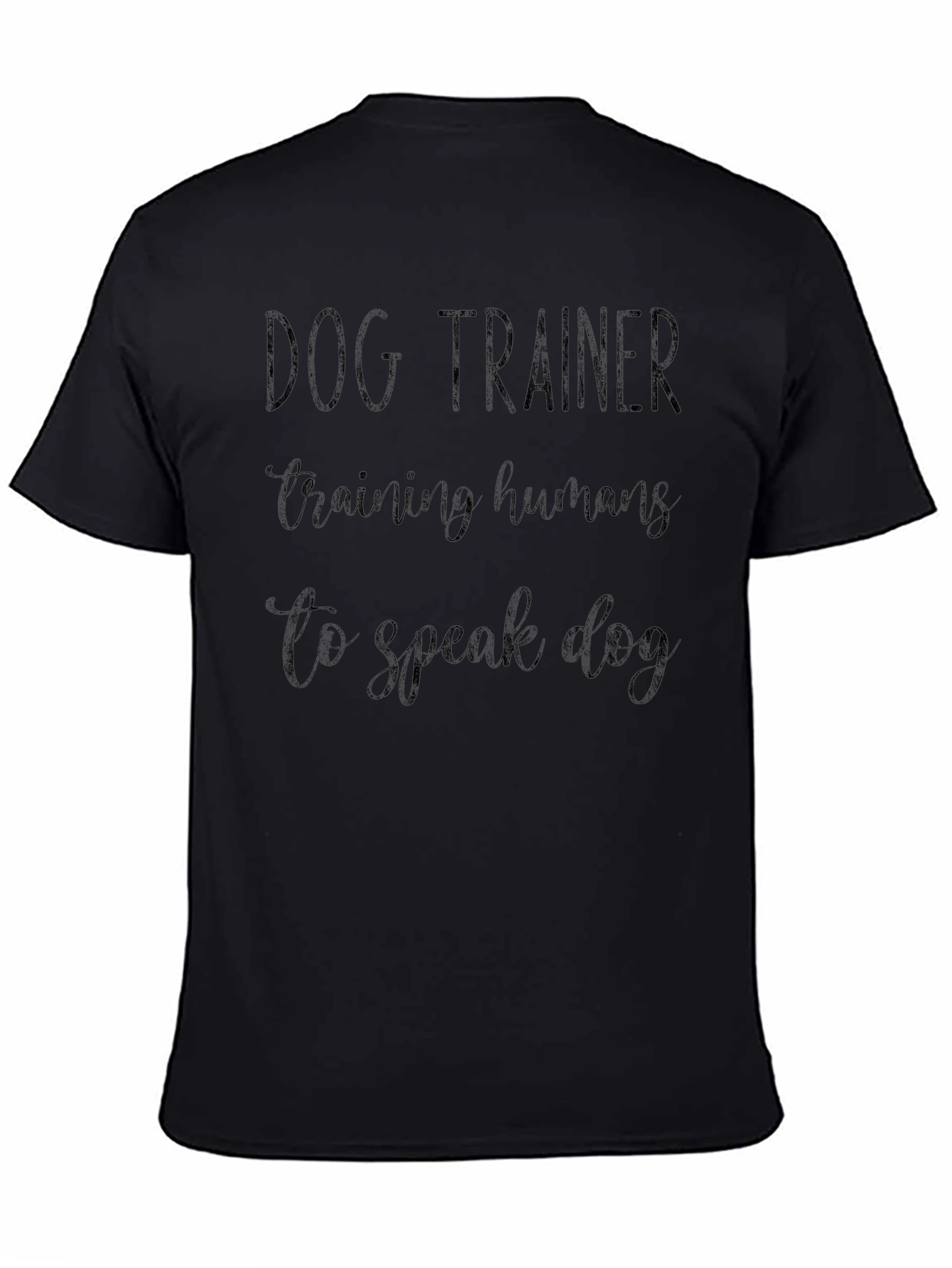 Dog Trainer Graphic Tee - Speak Dog