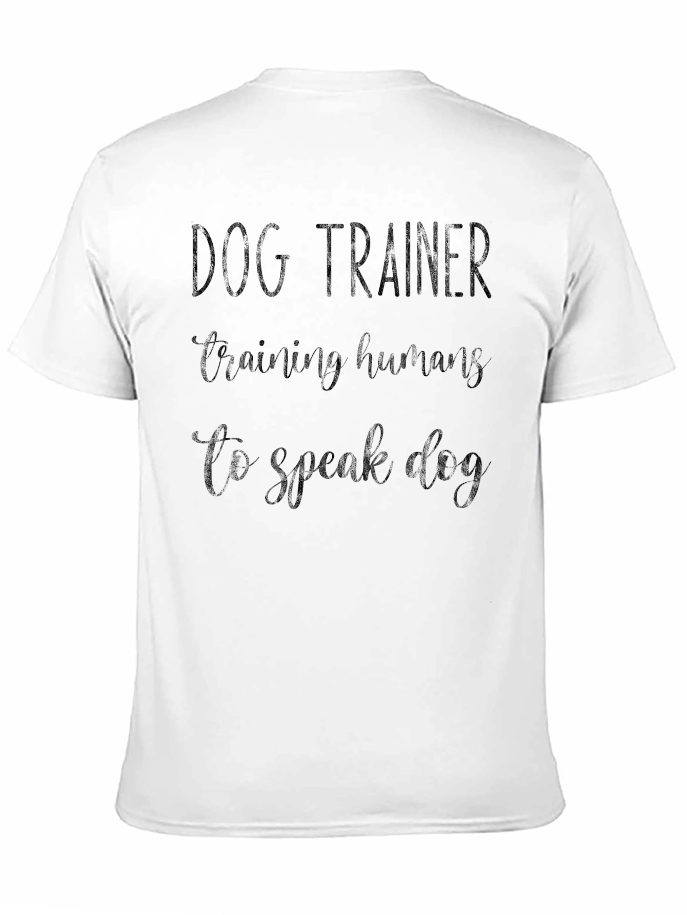 Dog Trainer Graphic Tee - Speak Dog
