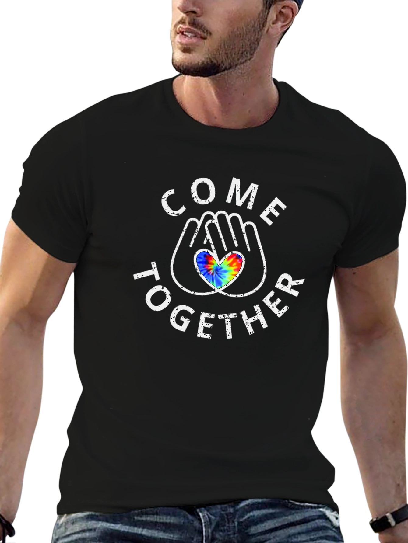 Come Together Heart Hands Graphic Tee