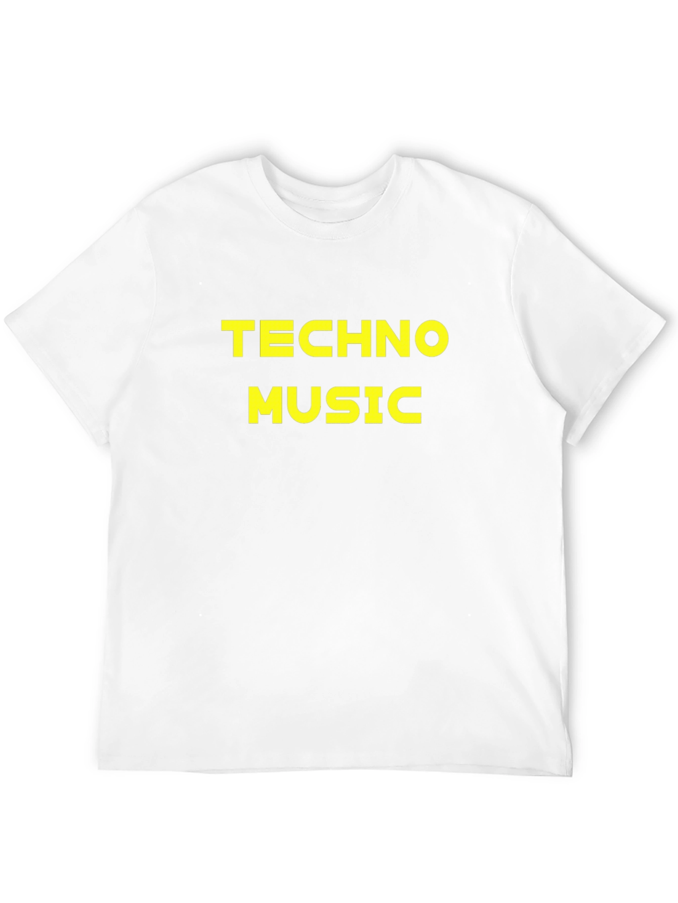 Techno Music Graphic T-Shirt - Black Cotton Tee