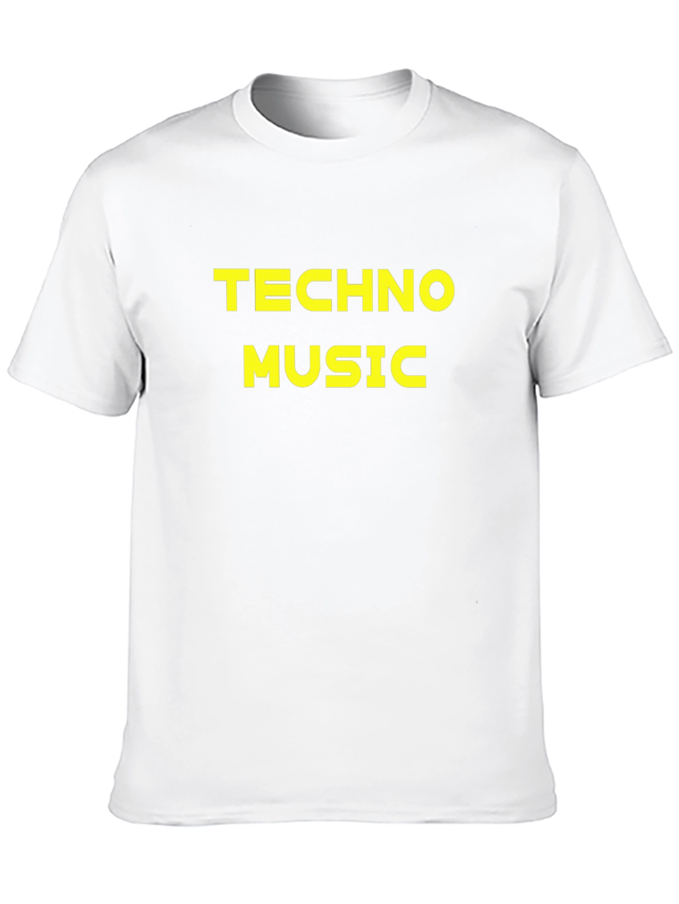 Techno Music Graphic T-Shirt - Black Cotton Tee