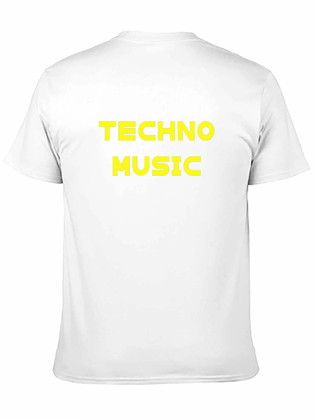 Techno Music Graphic T-Shirt - Black Cotton Tee
