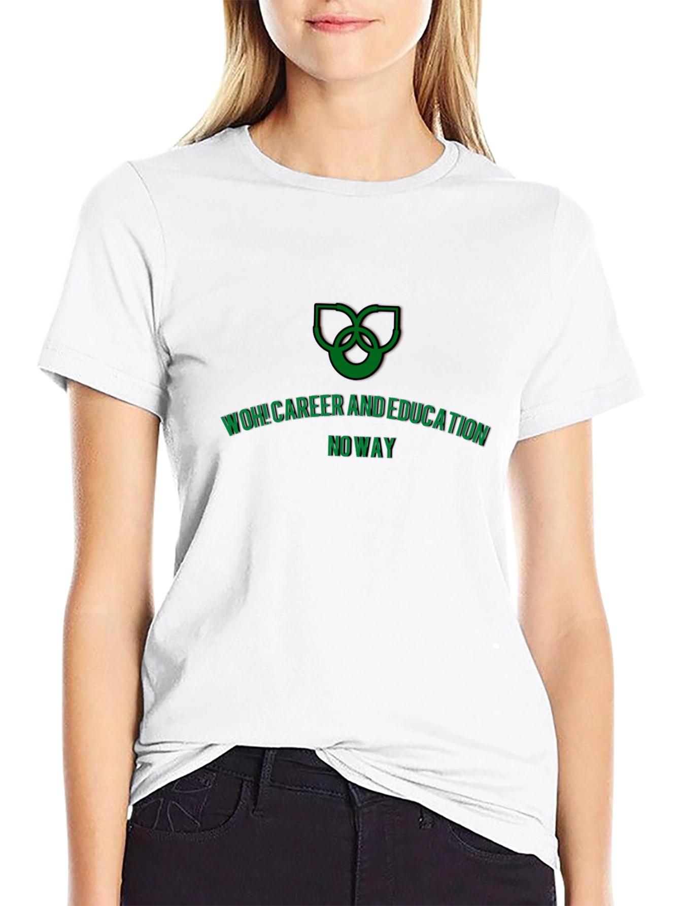 WOH! Career and Education Tee - Funny Graphic T-Shirt