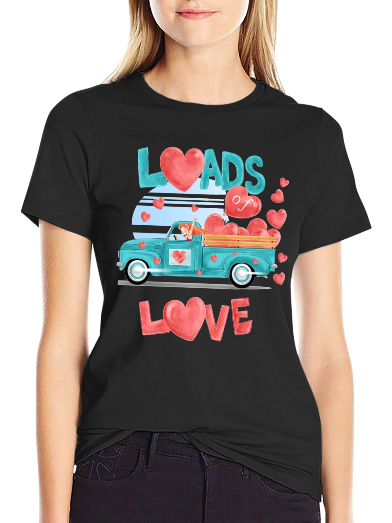 Loads of Love Valentines Day Graphic Tee