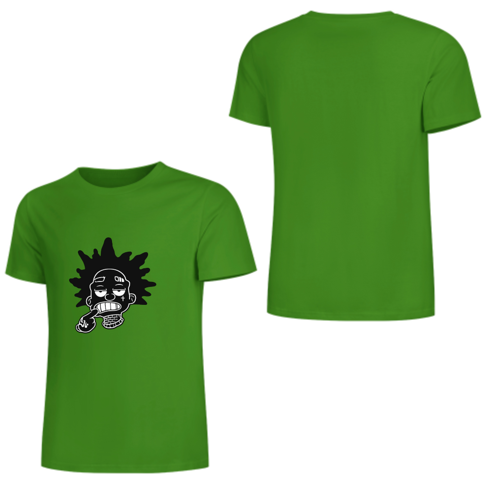 Urban Cartoon Graphic T-Shirt | Streetwear Hip-Hop Inspired Minimal Tee(z121)
