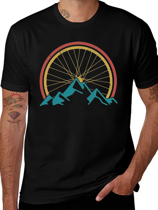 Mountain Bike Graphic Tee - Vintage Style