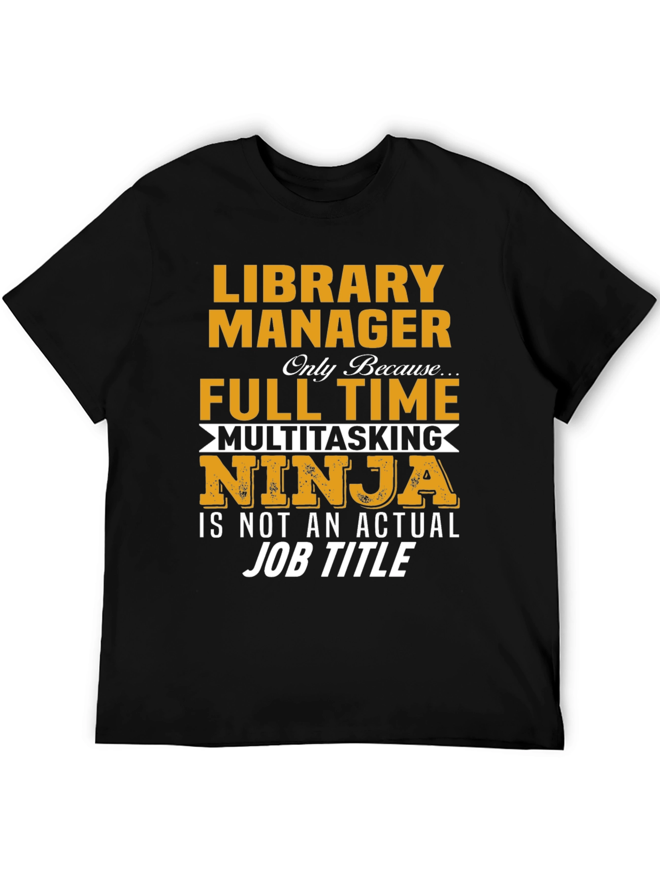 Library Manager Multitasking Ninja T-Shirt