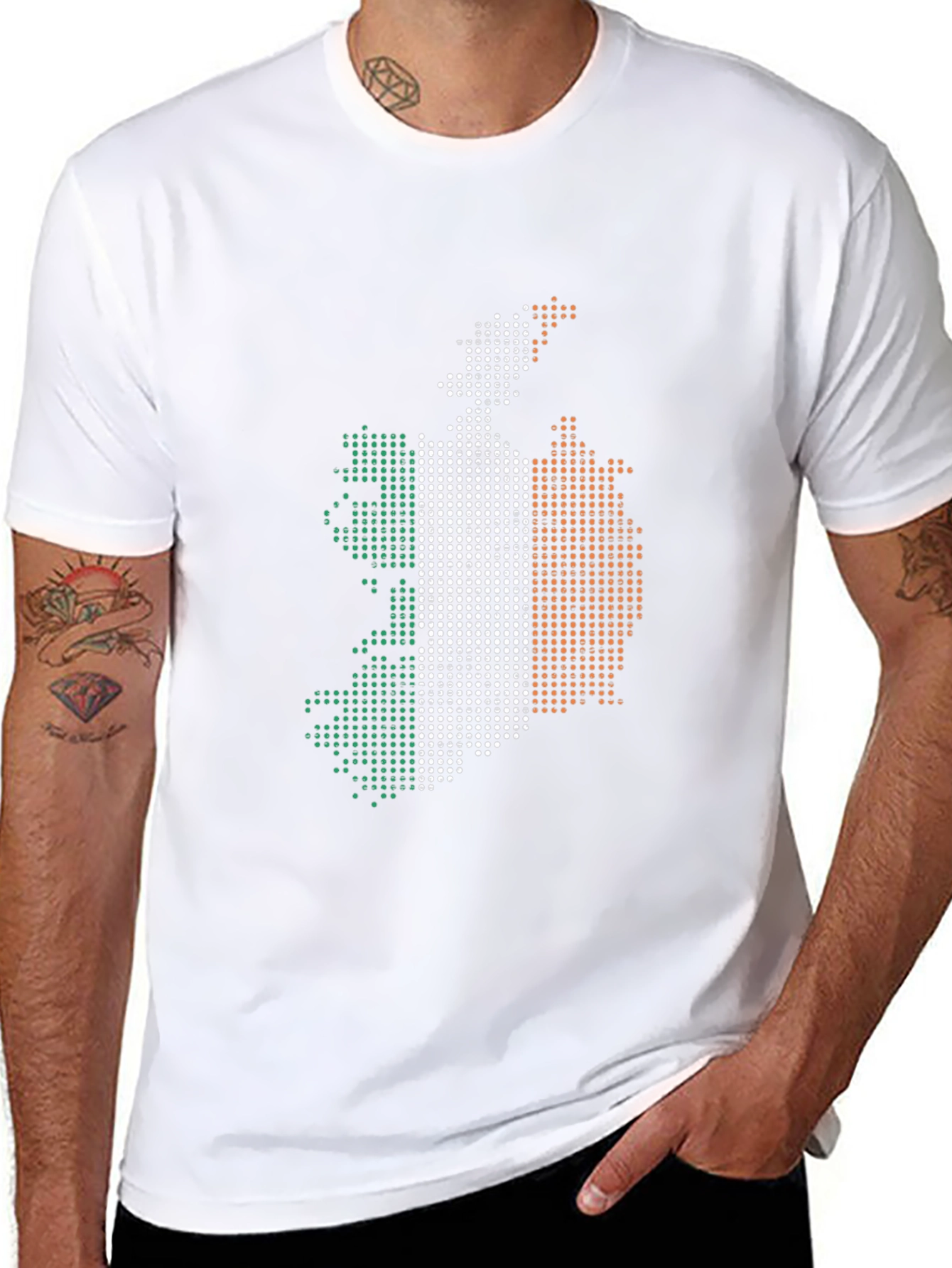 Ireland Map Graphic Tee - Irish Pride T-Shirt