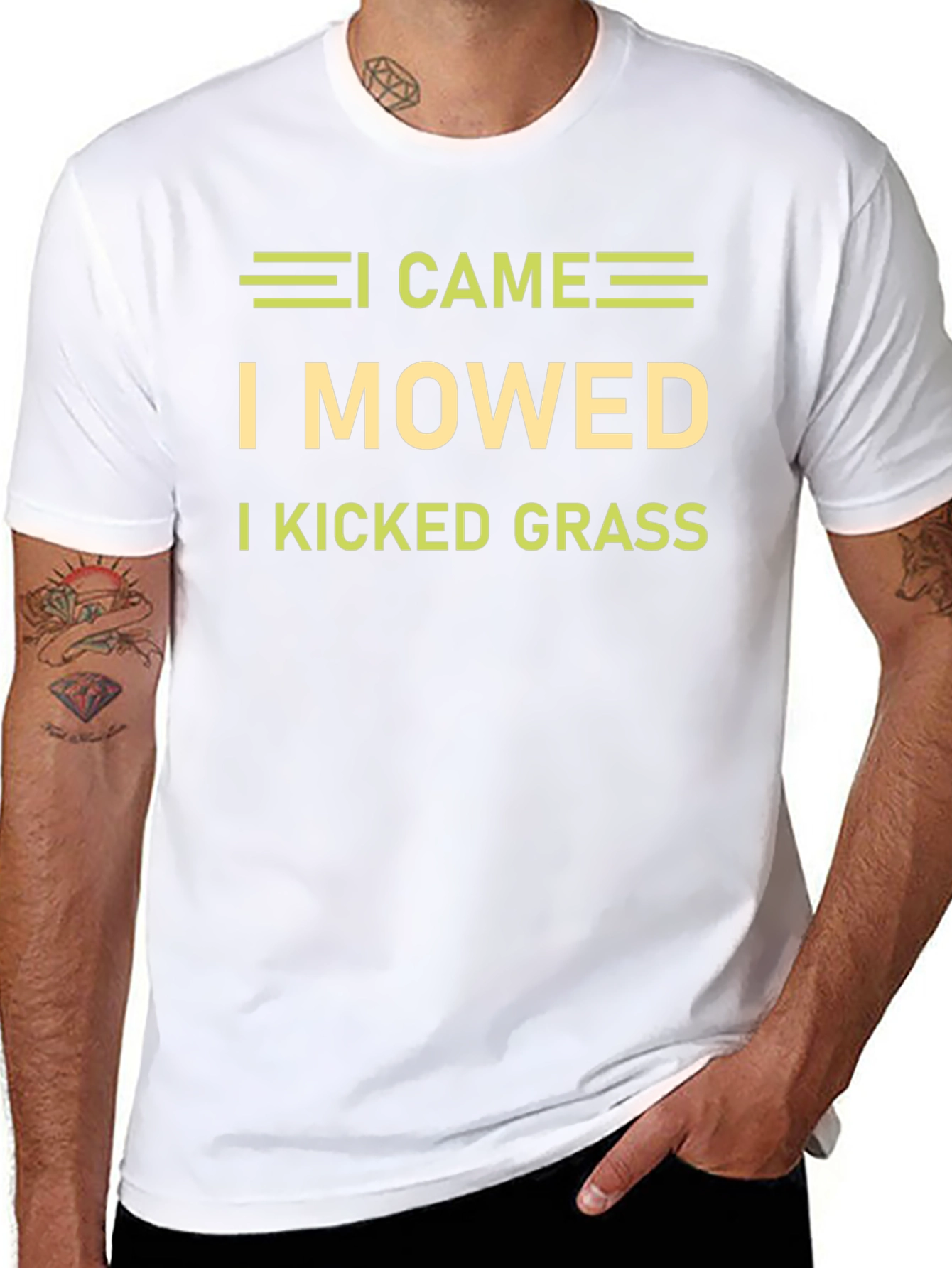 I Came I Mowed I Kicked Grass T-Shirt