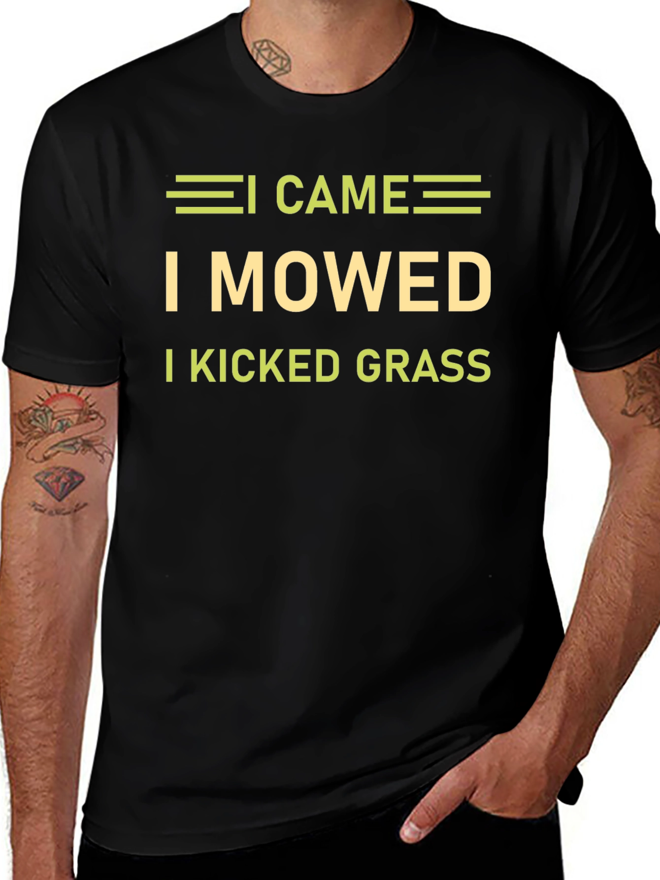 I Came I Mowed I Kicked Grass T-Shirt