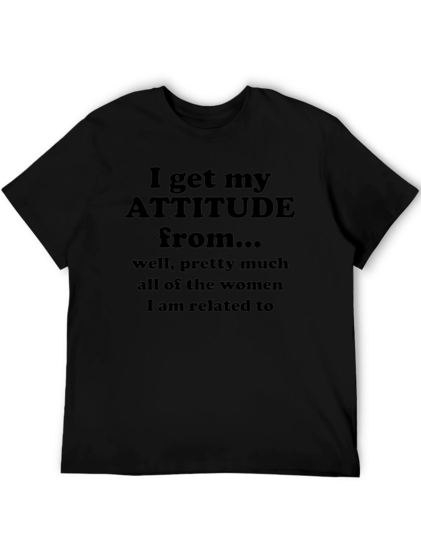 Funny Attitude T-Shirt for Men