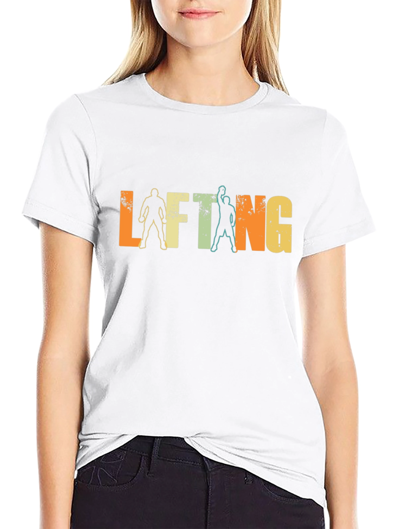 Retro Lifting Graphic T-Shirt