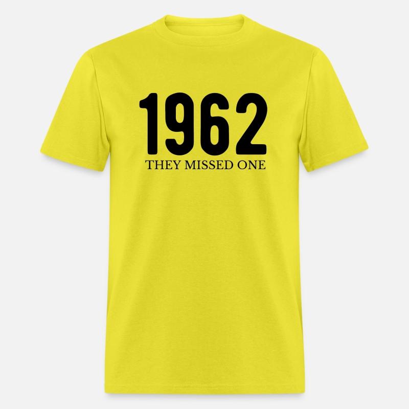 1962 they missed one t-shirt