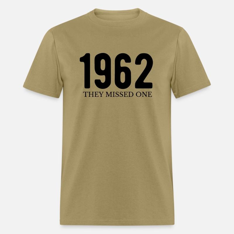 1962 they missed one t-shirt