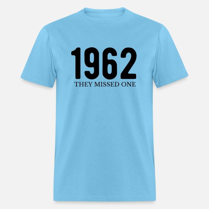 1962 they missed one t-shirt