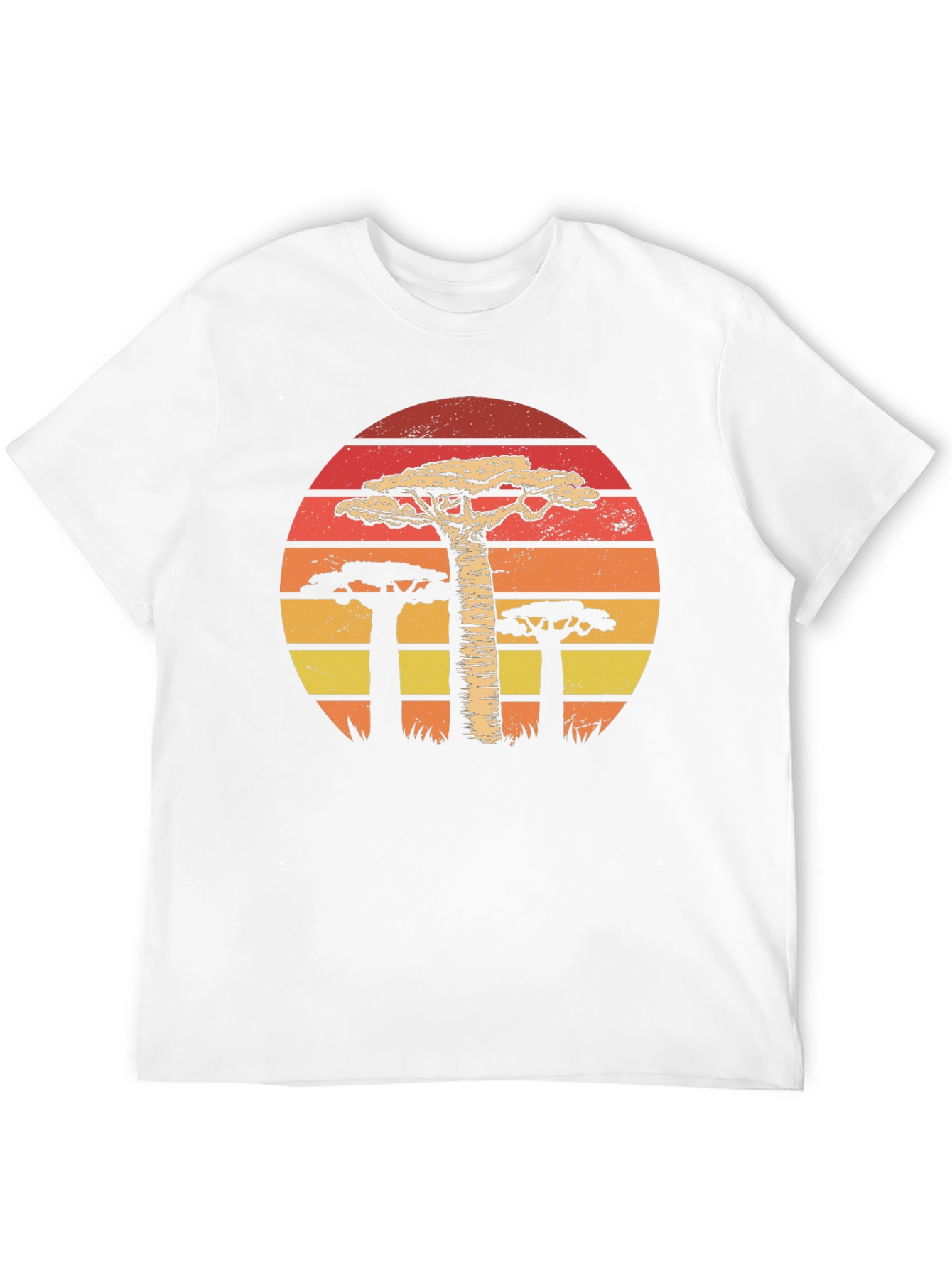 Baobab Sunset Graphic Tee - Stylish Nature Shirt