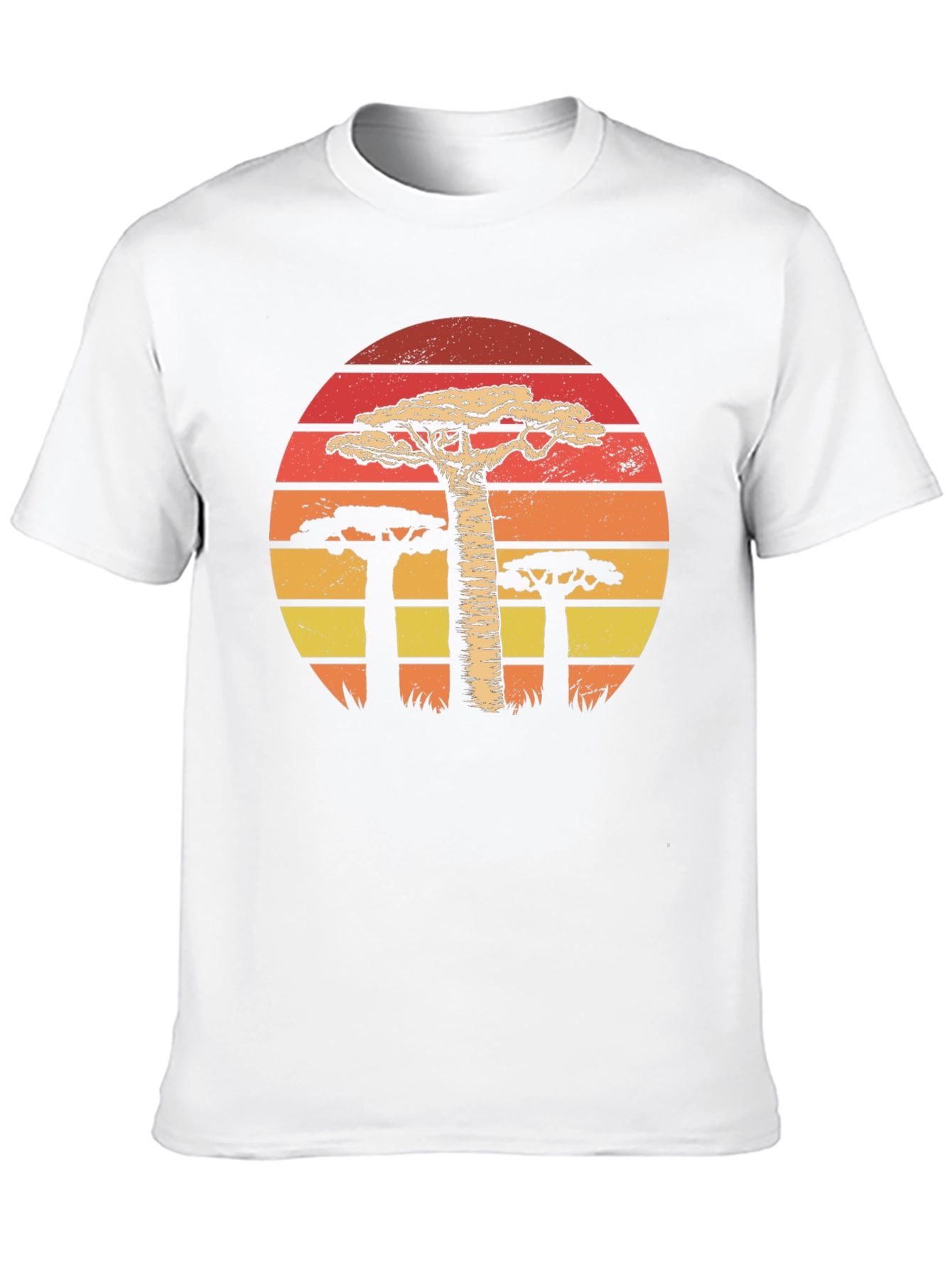Baobab Sunset Graphic Tee - Stylish Nature Shirt