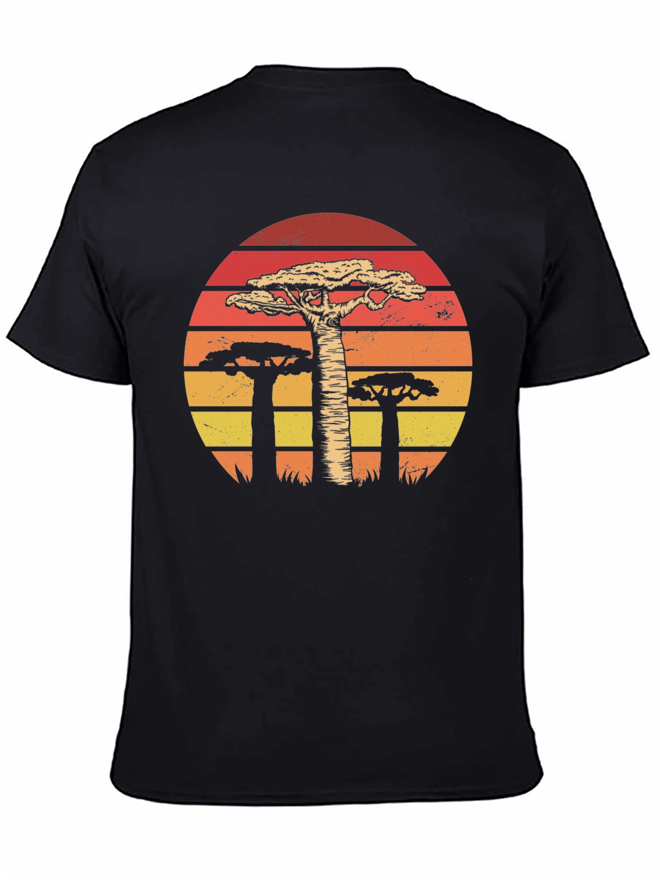 Baobab Sunset Graphic Tee - Stylish Nature Shirt