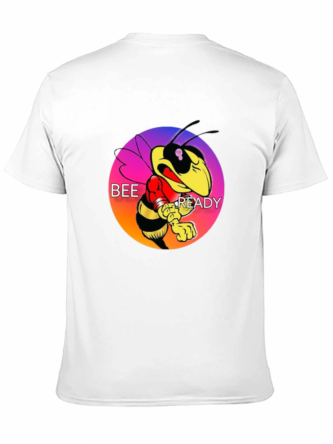 Bee Ready Graphic Tee - Mens Black Cotton T-Shirt