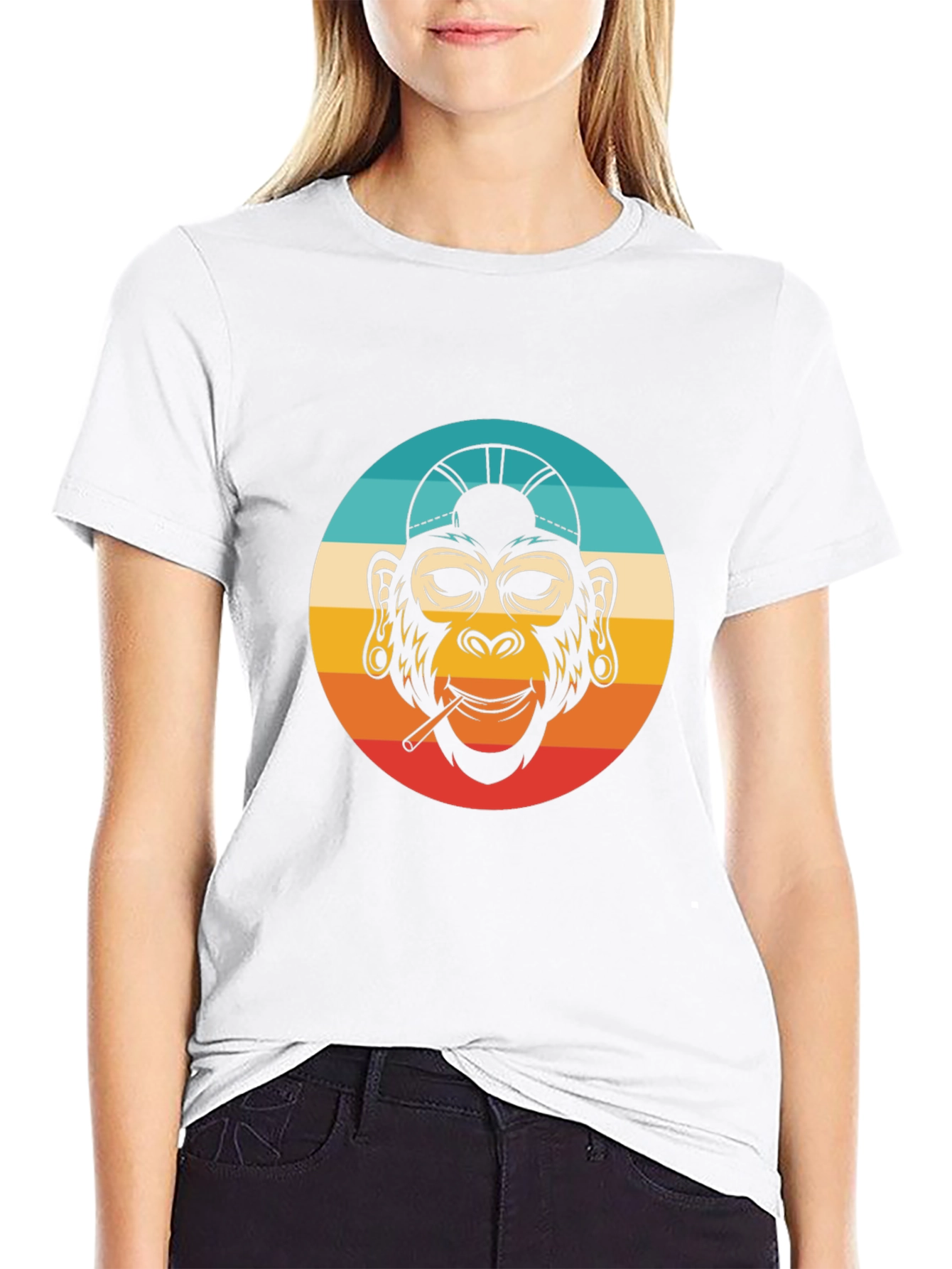 Retro Monkey T-Shirt - Cool Ape Design