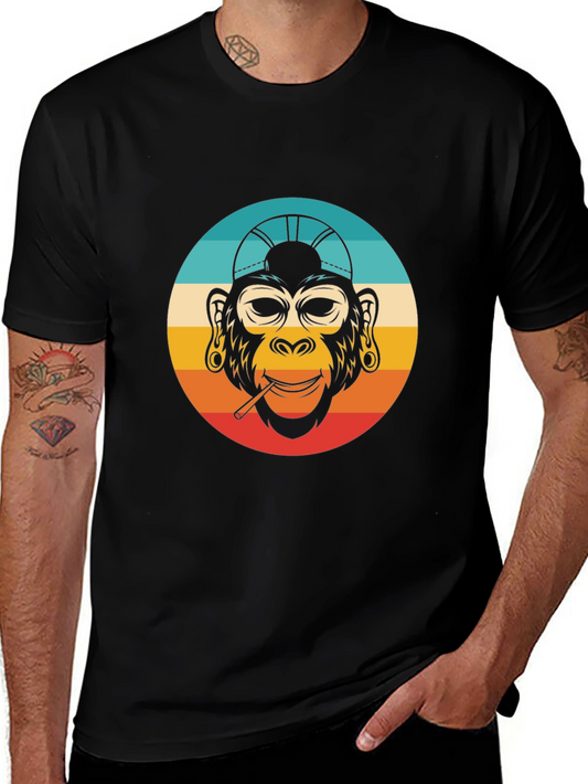 Retro Monkey T-Shirt - Cool Ape Design