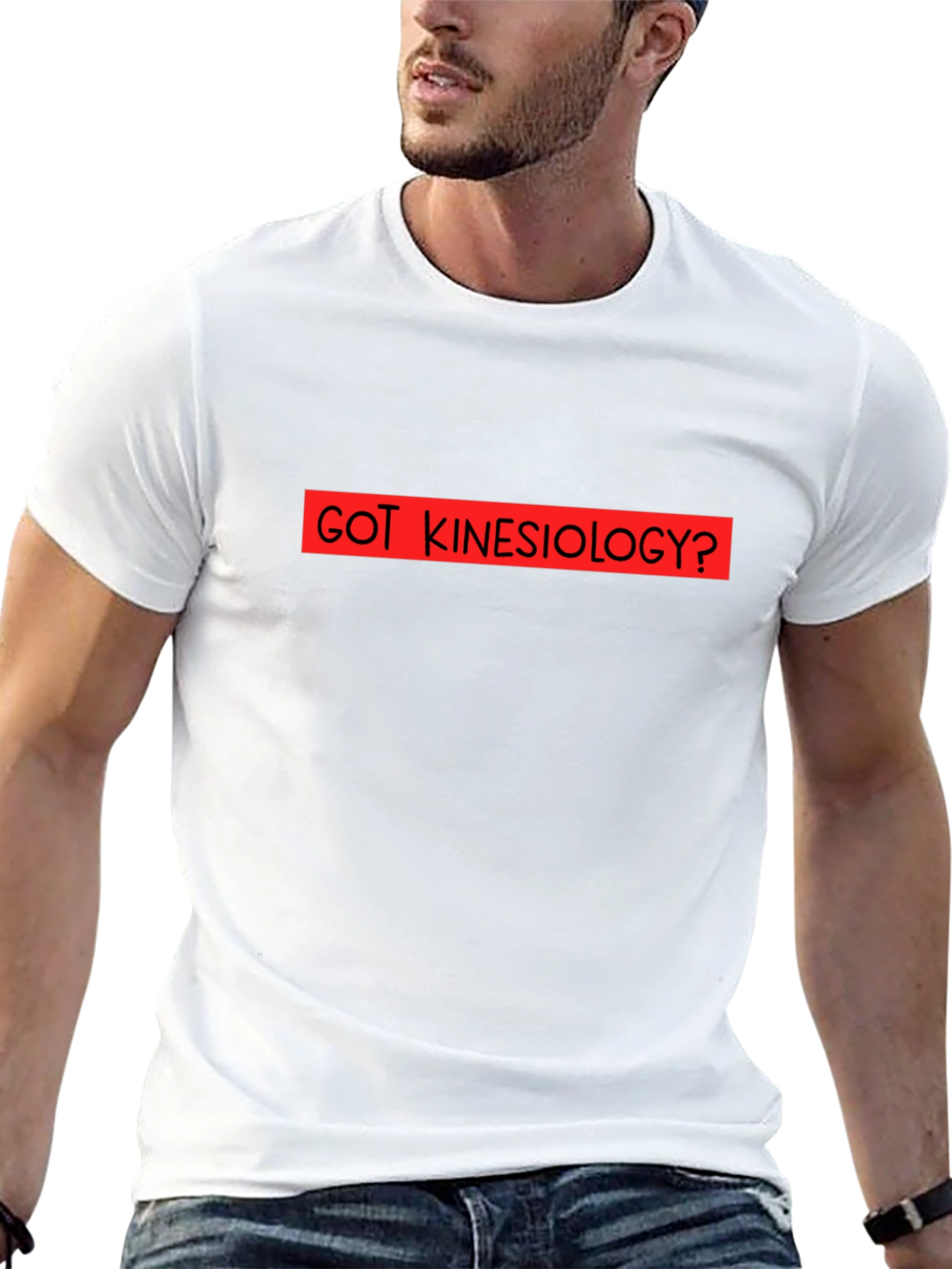 Got Kinesiology? Black Graphic T-Shirt