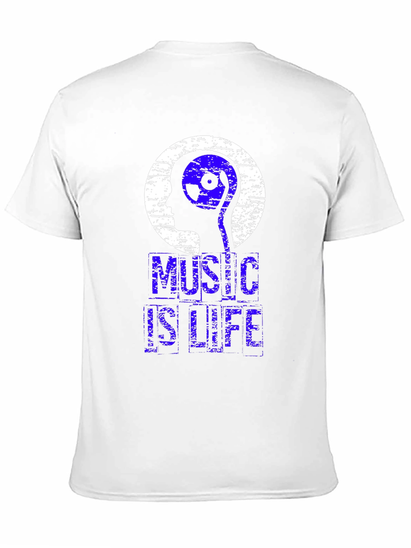 Music Is Life T-Shirt - Black