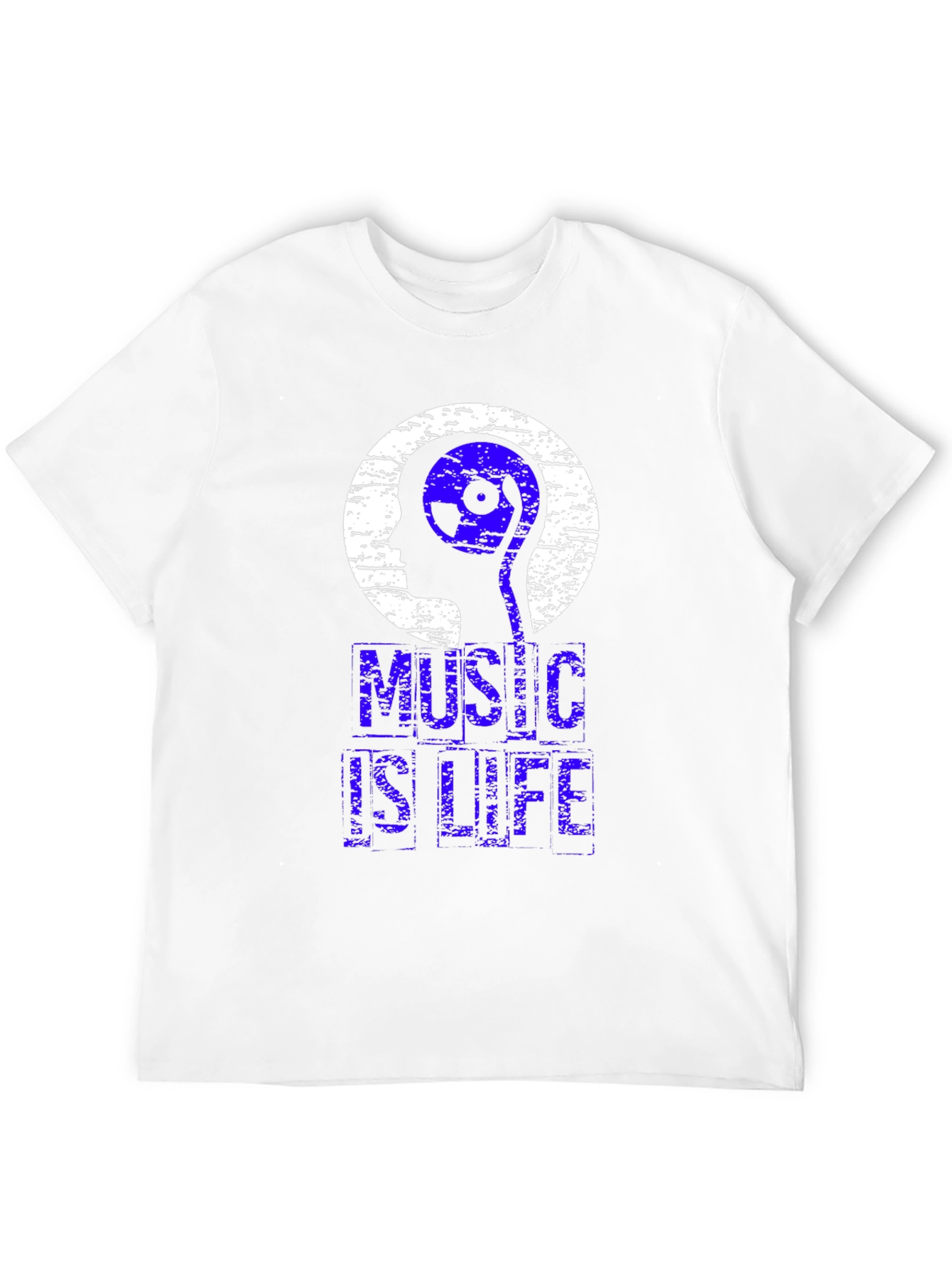Music Is Life T-Shirt - Black