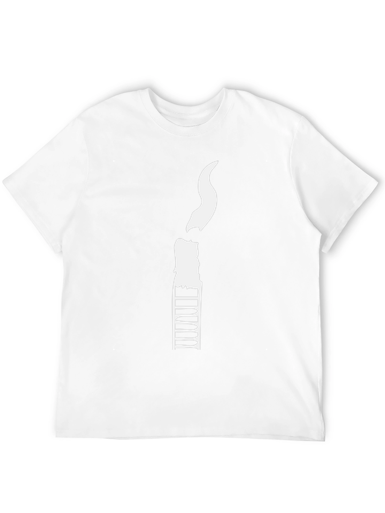 Candle Graphic Black T-Shirt