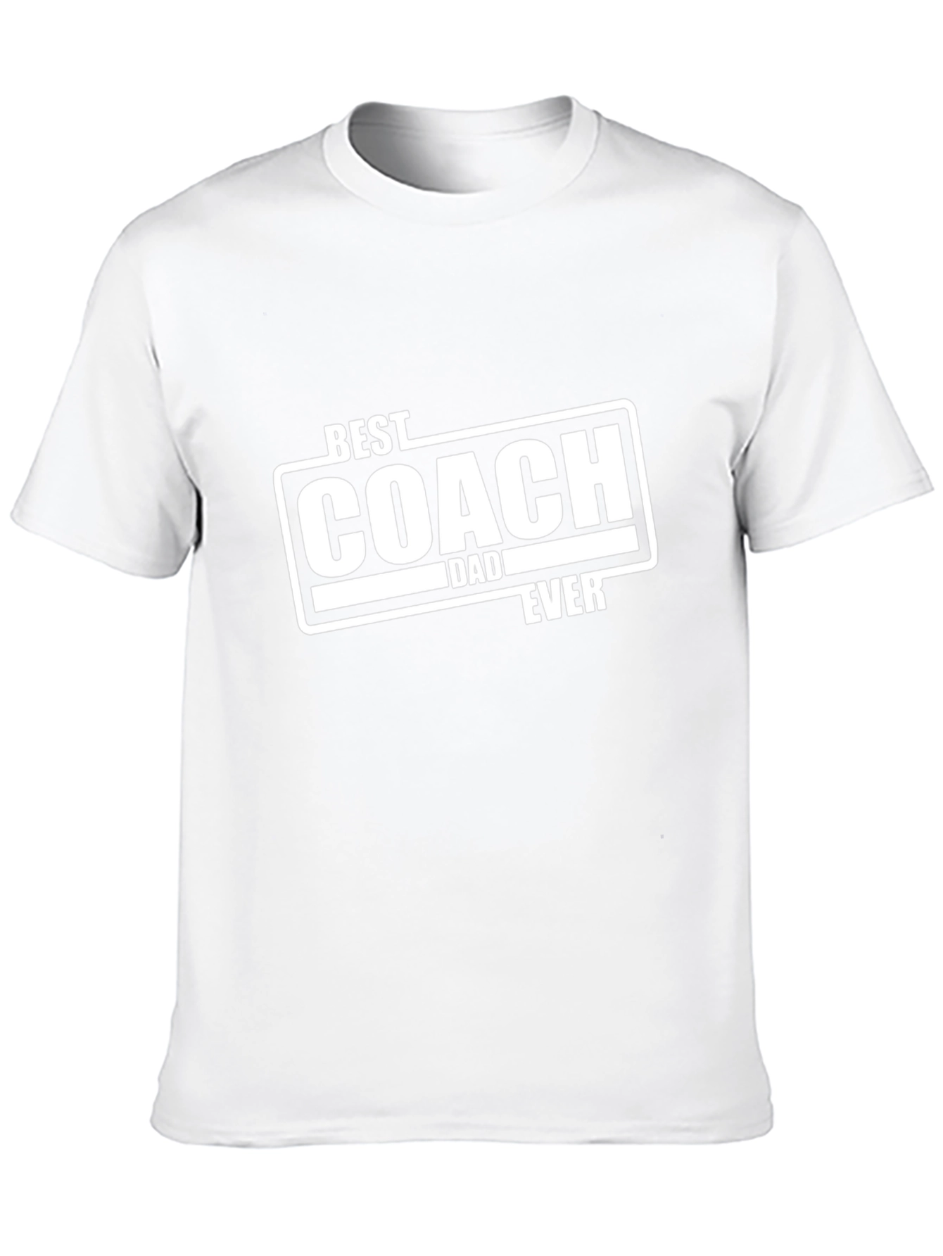 Best Coach Dad Ever T-Shirt - Black