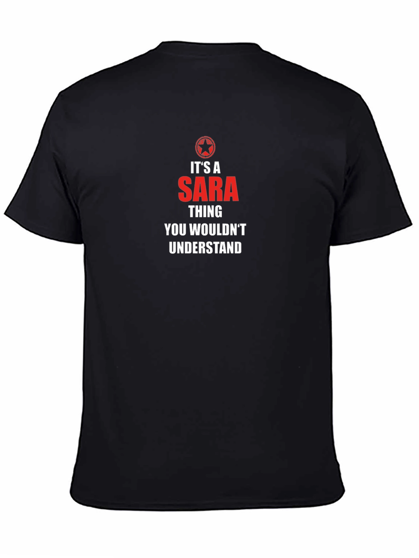 Its a Sara Thing T-Shirt - Unique Name Tee