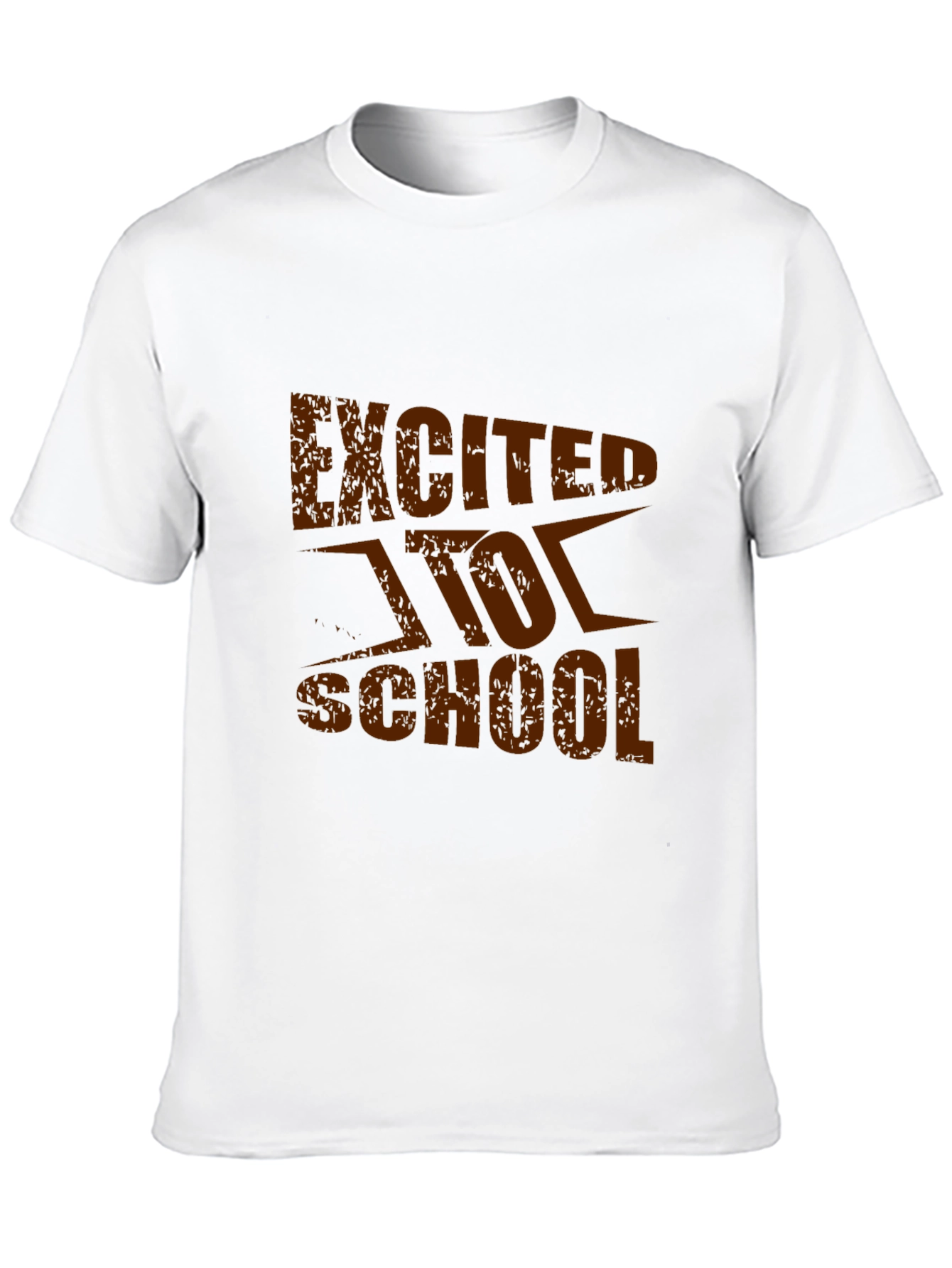 Excited for School Black T-Shirt