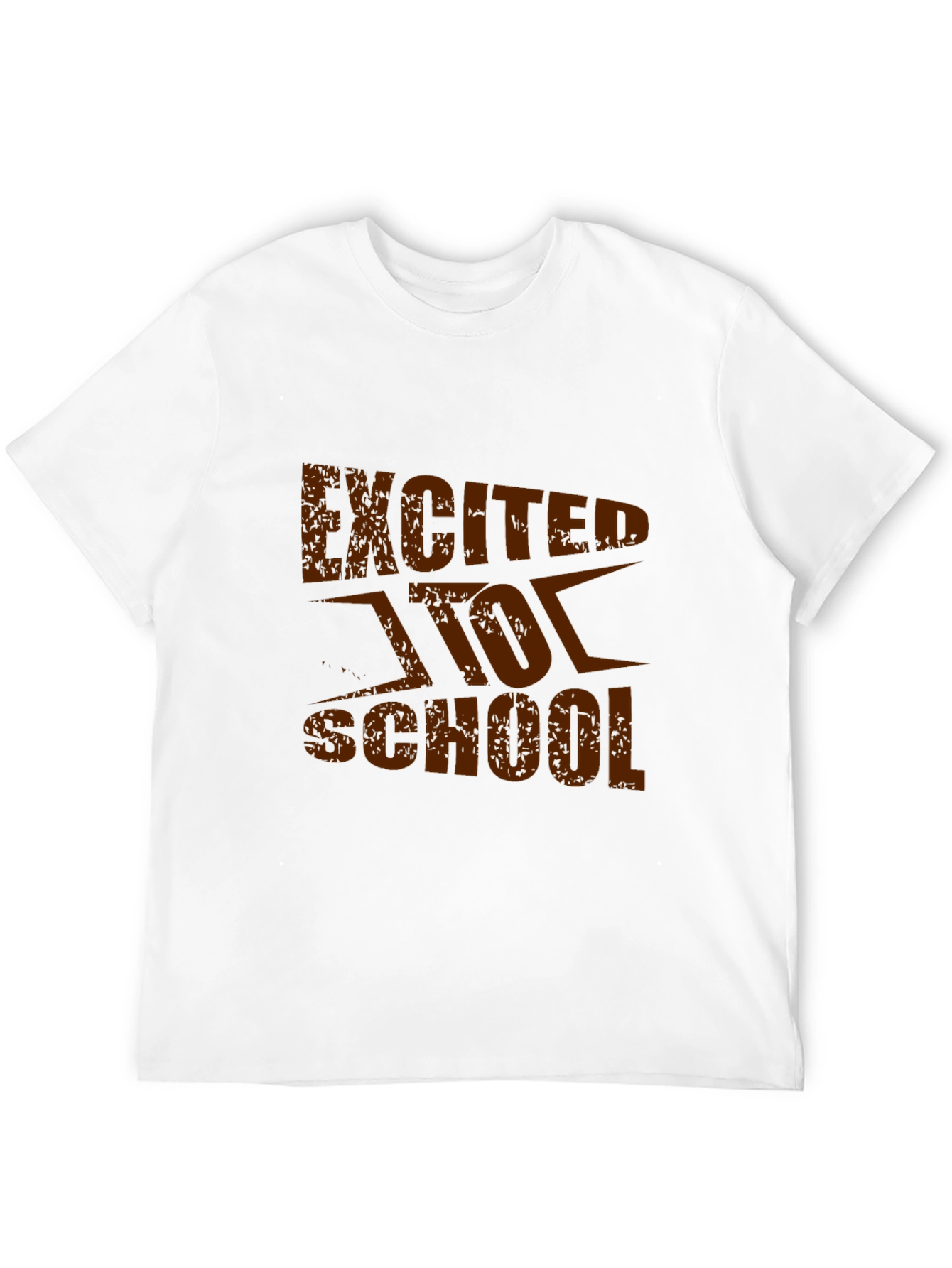 Excited for School Black T-Shirt