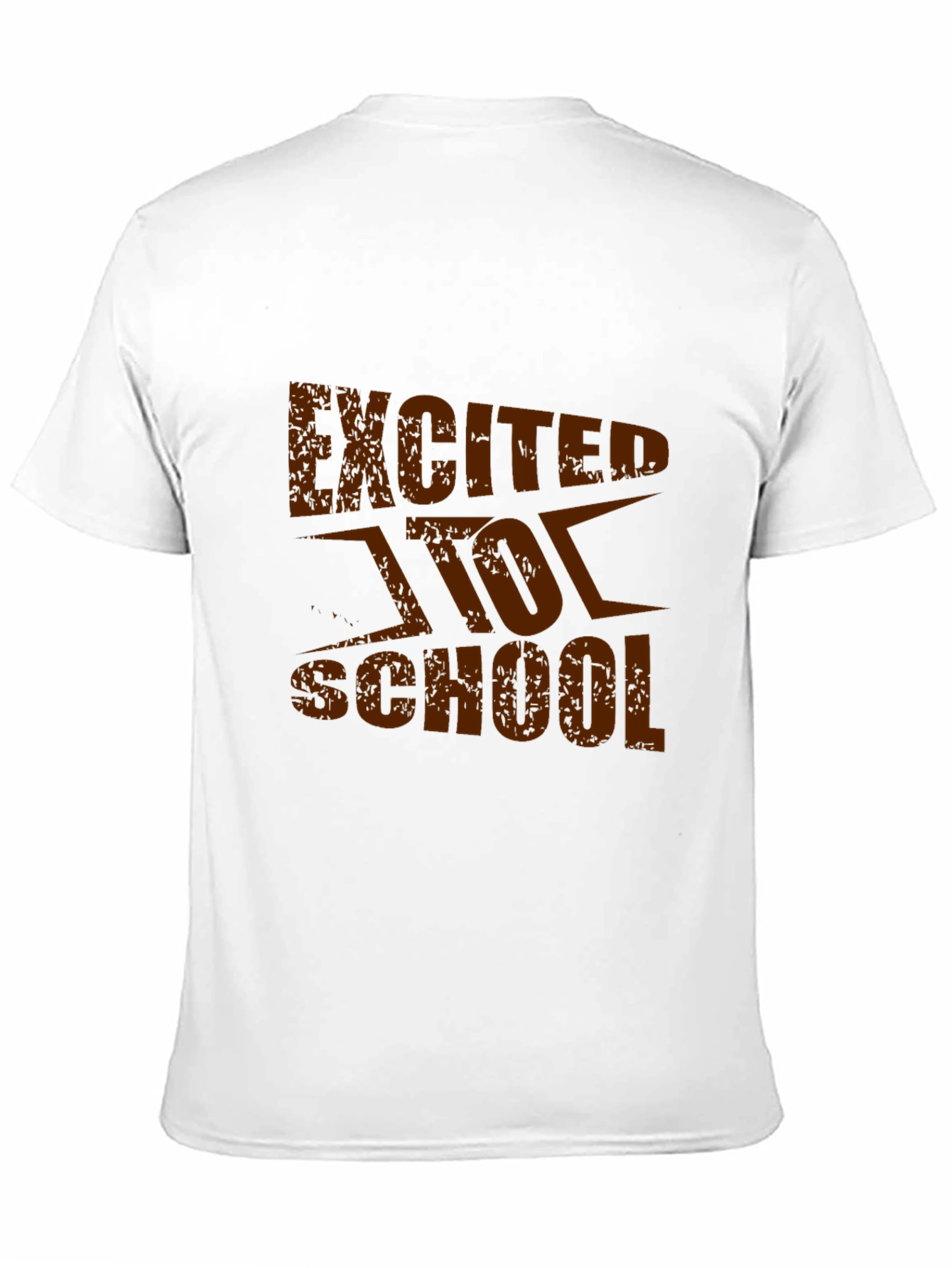Excited for School Black T-Shirt