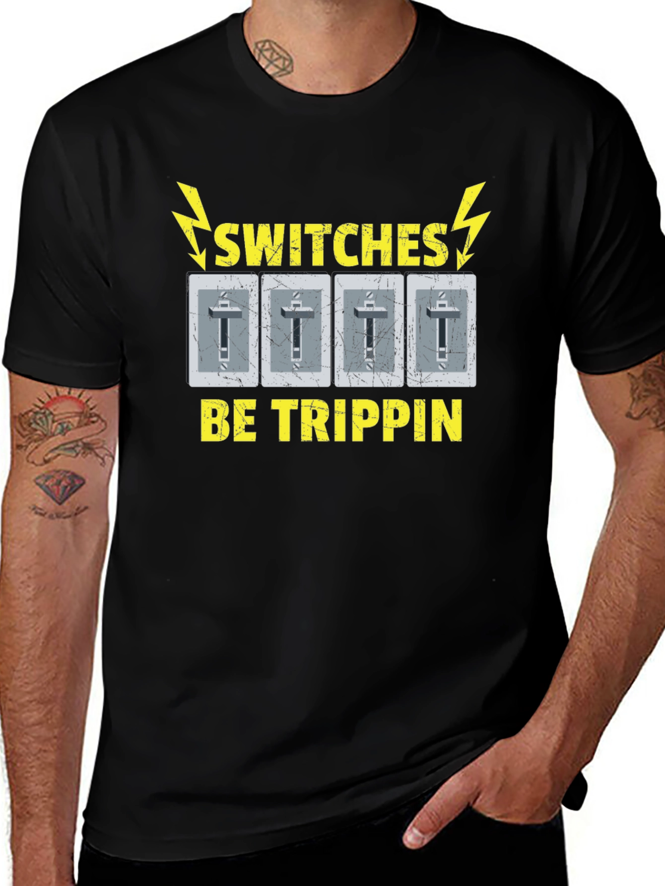 Switches Be Trippin Funny Graphic T-Shirt