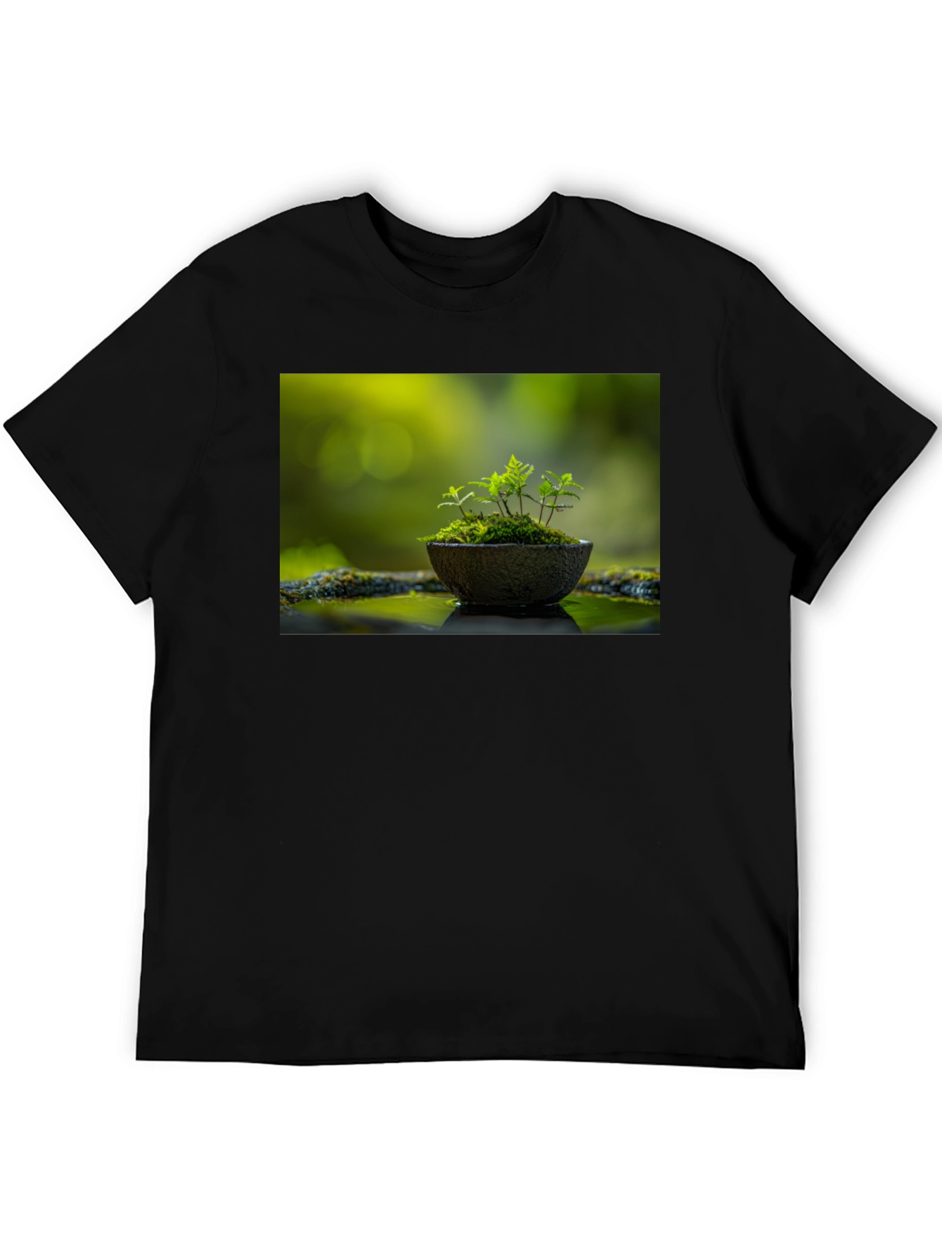 Nature in Black Tee