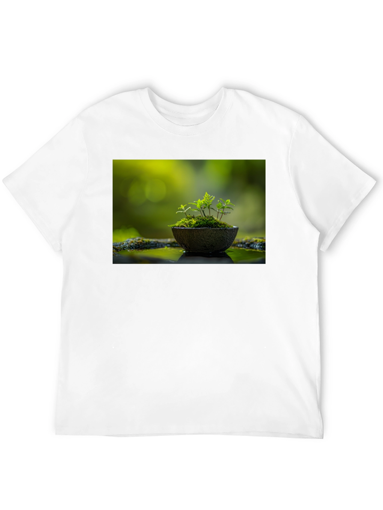 Nature in Black Tee