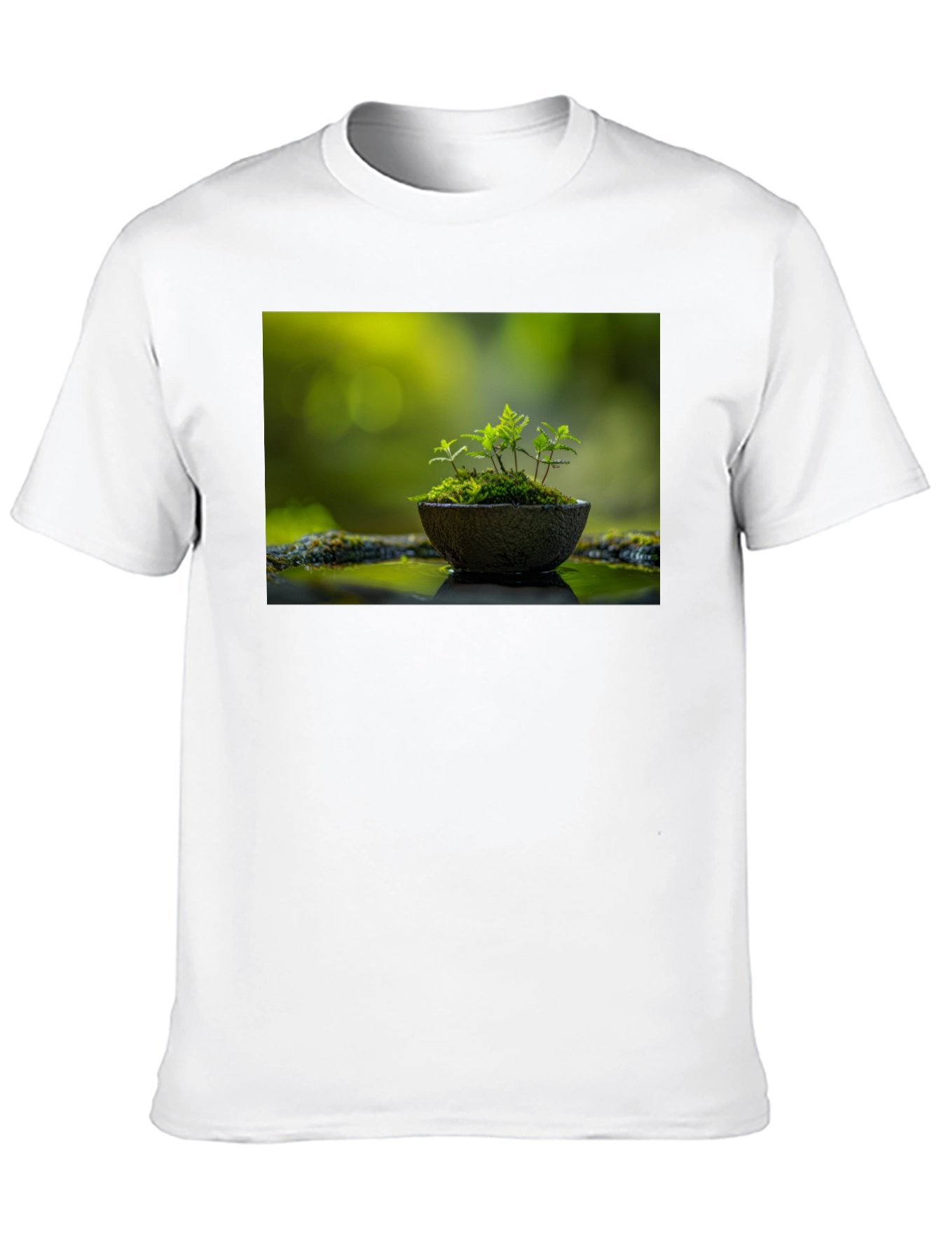 Nature in Black Tee