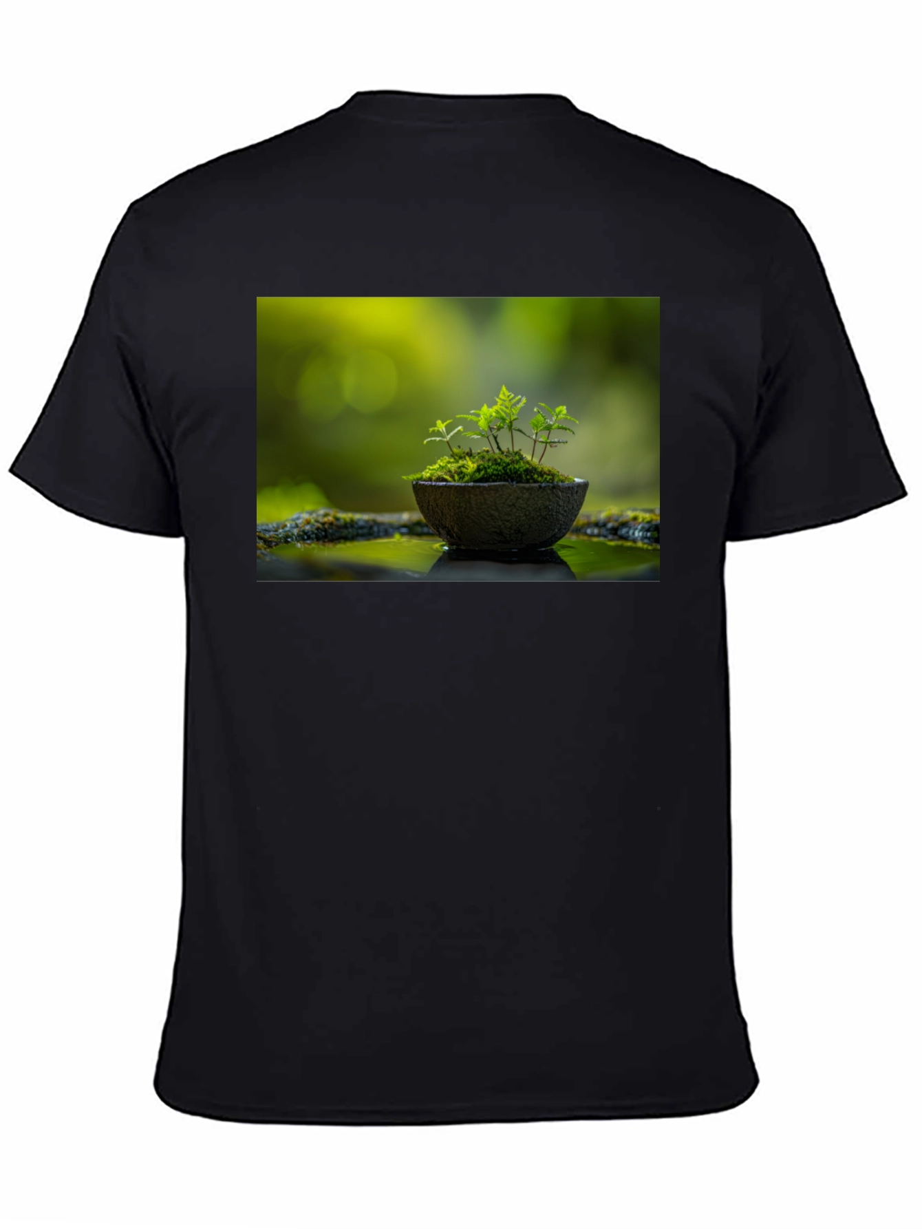 Nature in Black Tee