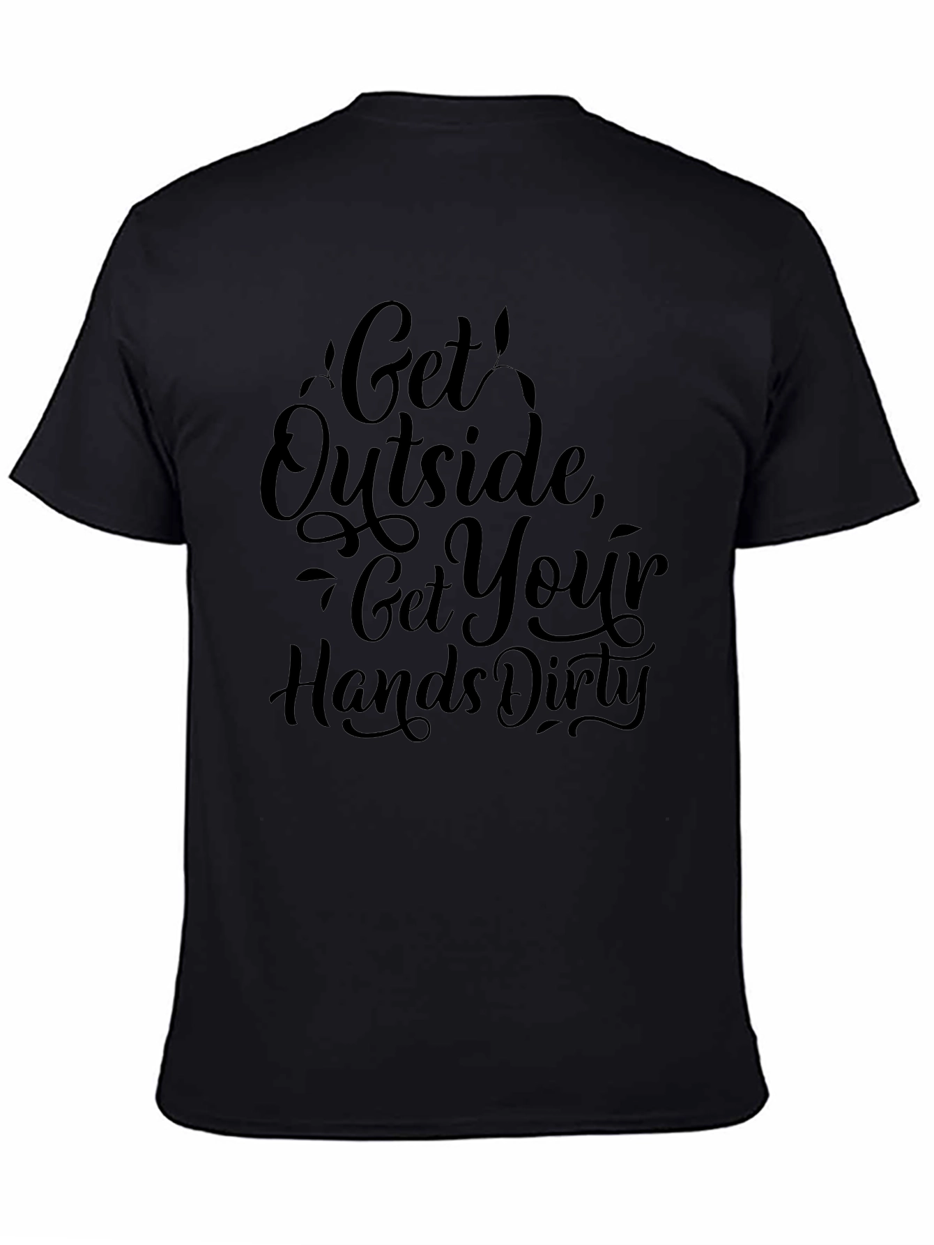 Get Outside Graphic Print Crew Neck Tee